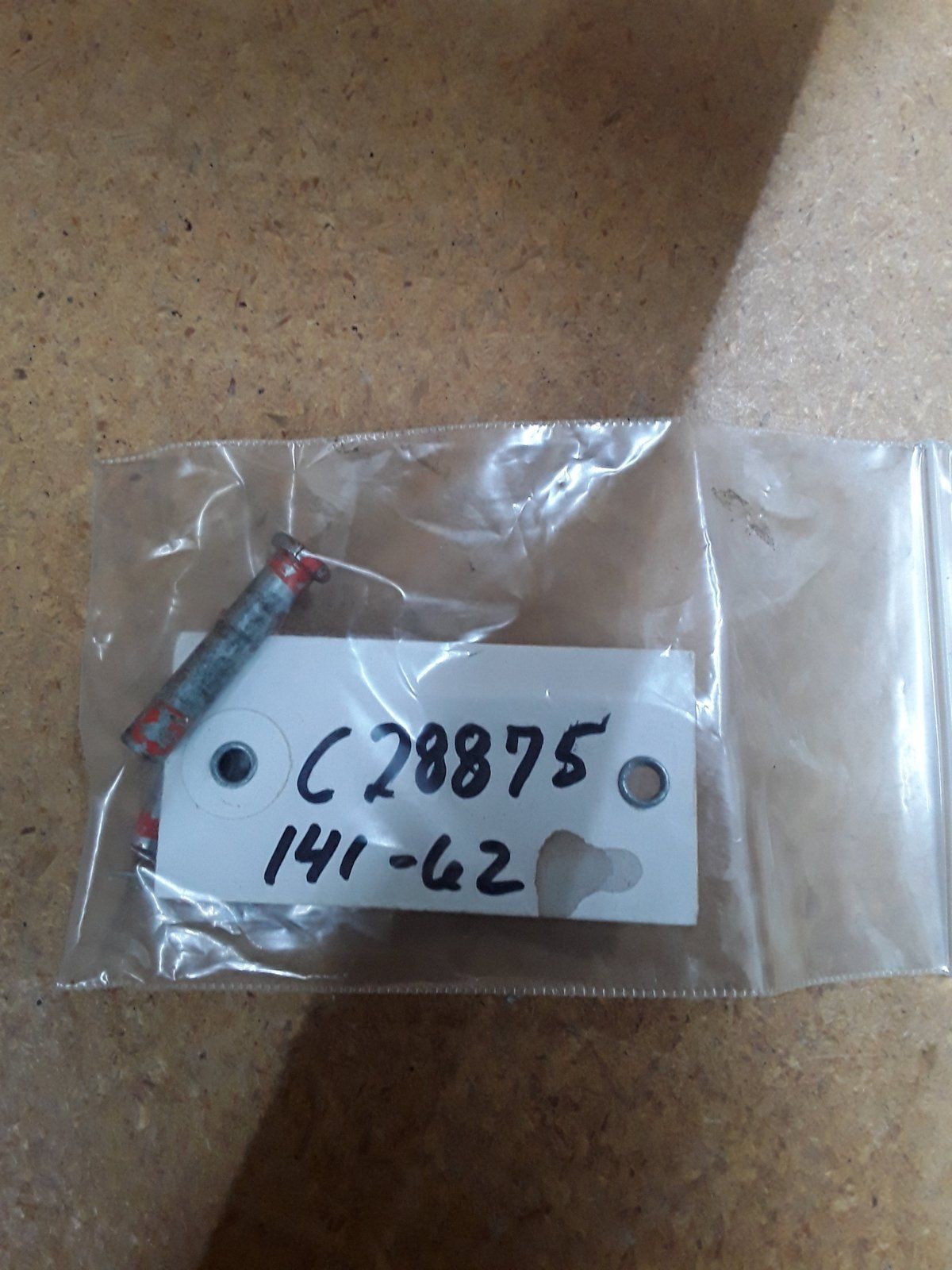 C28875 PIN - CLEVIS HANDLE 141-62 - Ingersoll/Case Tractor Part