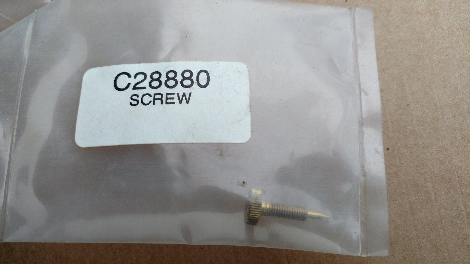C28880 SCREW - KOHLER IDLE ADJUST NEEDLE - Ingersoll/Case Tractor Part