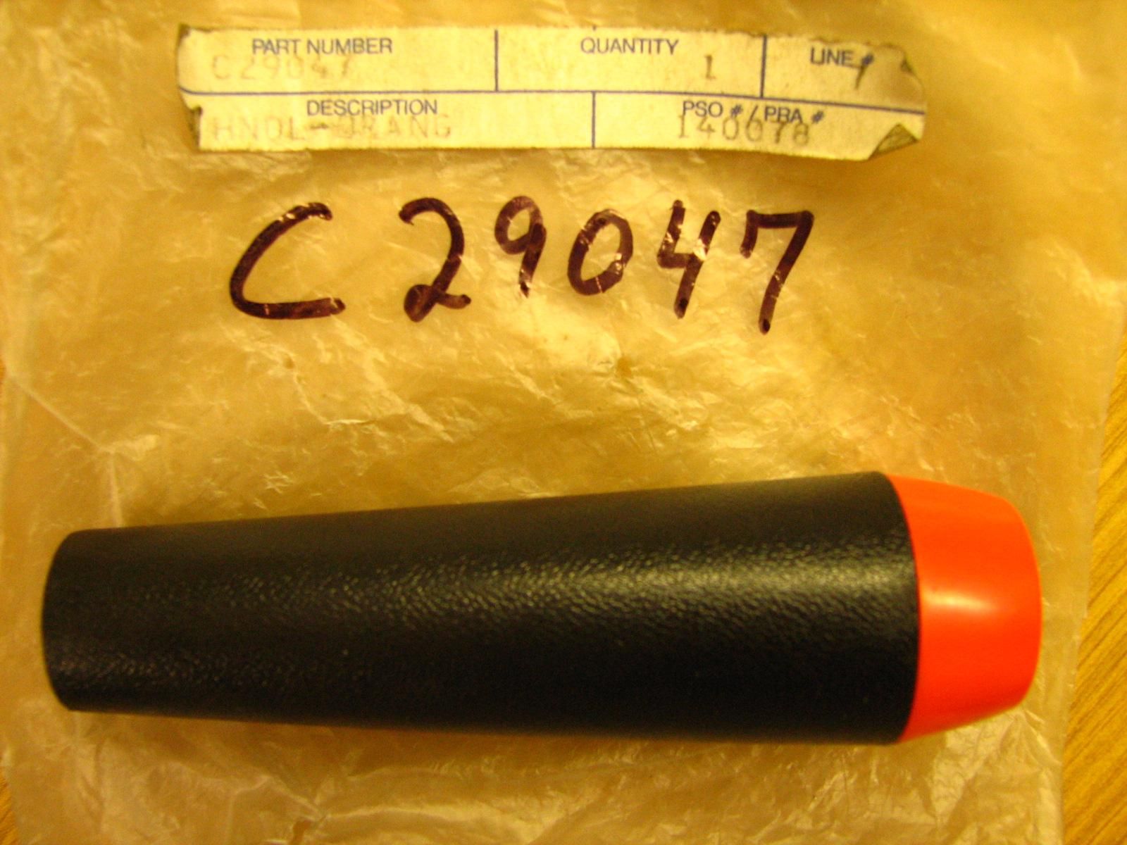 C29047 HANDLE GRIP ORANGE TIP - Ingersoll/Case Tractor Part
