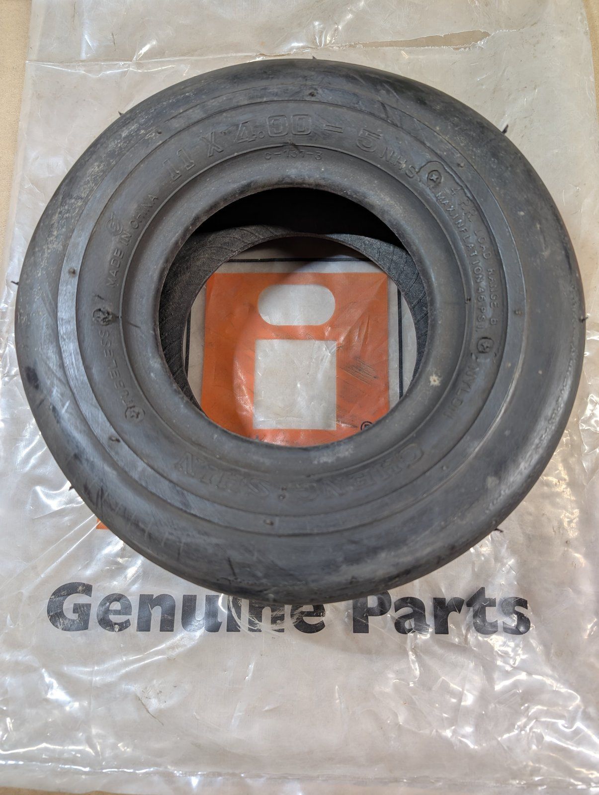 C29145 TIRE - GAGE WHEEL 11x4.00-5 C37917 G9004006 - Ingersoll/Case Tractor Part