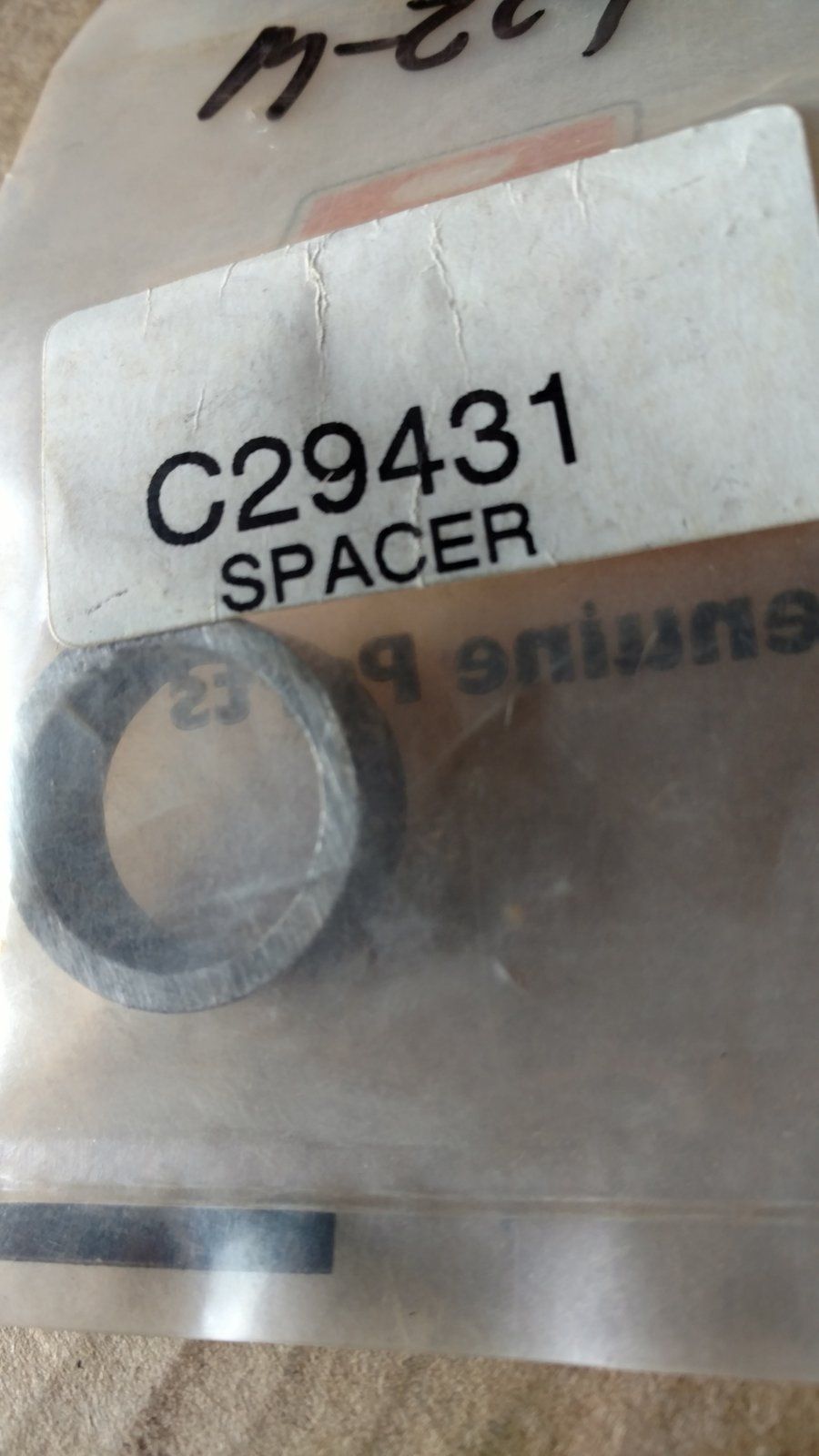 C29431 SPACER .78x1.00x.406 - Ingersoll/Case Tractor Part