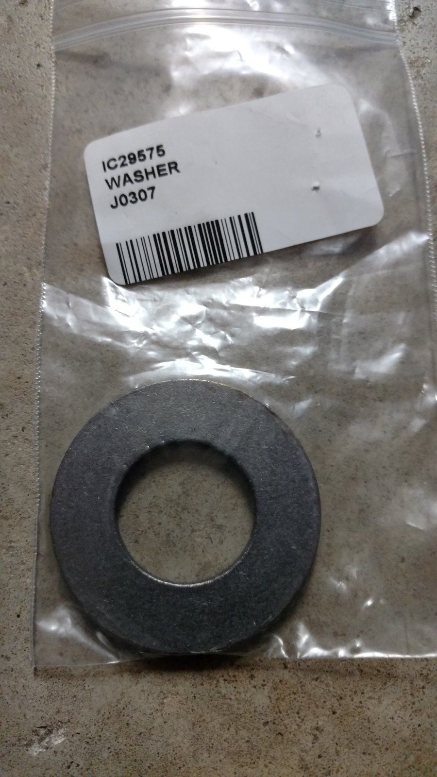 C29575 WASHER 1.015x1.97x.179 PLAIN - Ingersoll/Case Tractor Part