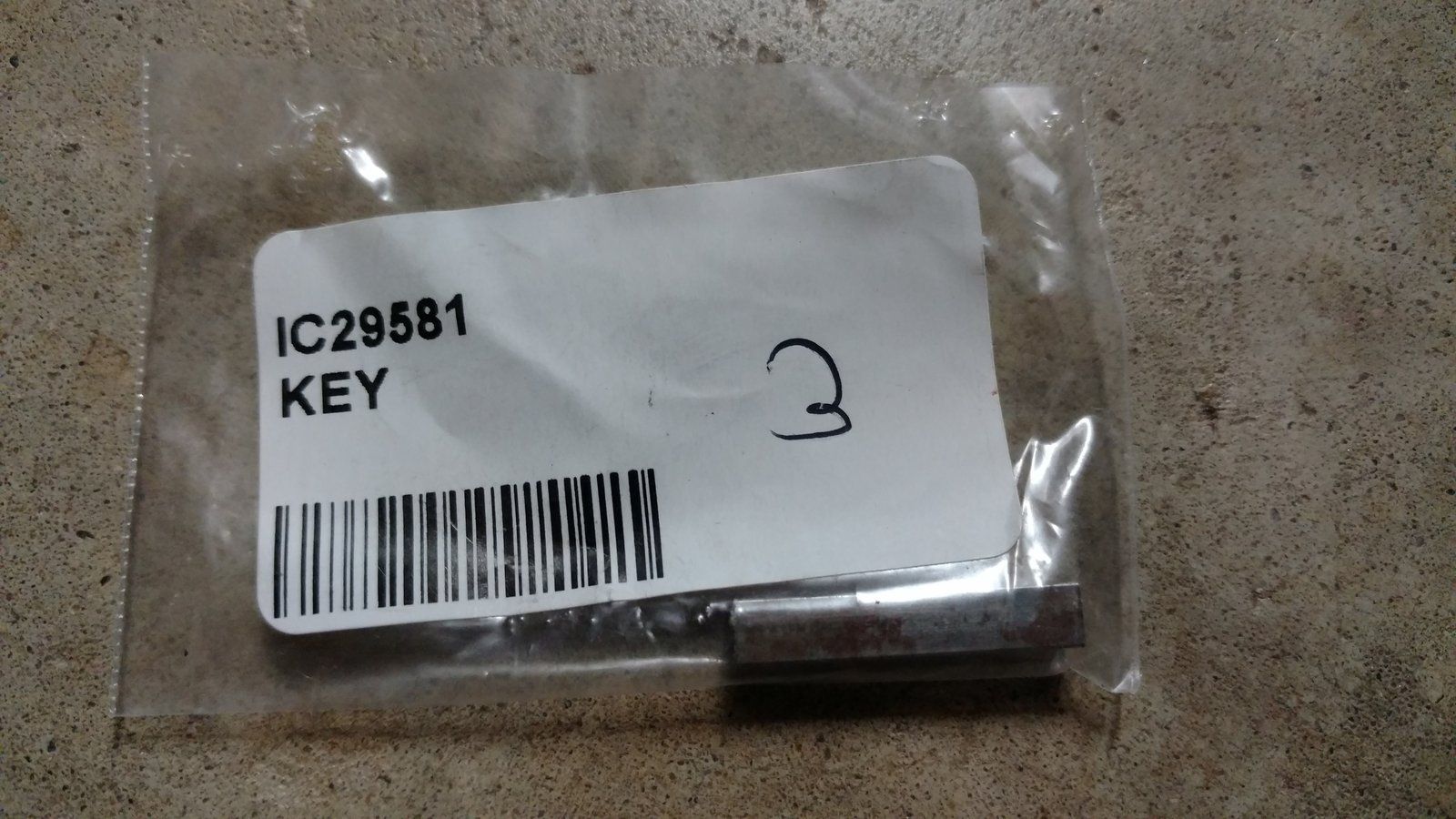 C29581 KEY SQ .187 X 1.0 (A) (C37771) GRAZER 300-0021 - Ingersoll/Case Tractor Part