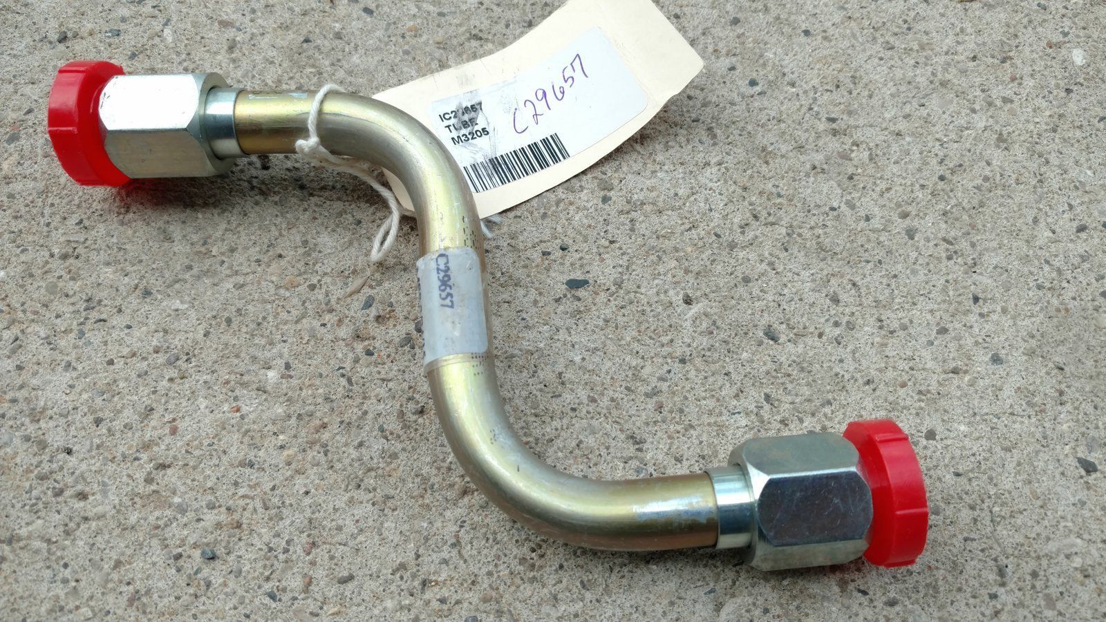 C29657 TUBE - VALVE TO MOTOR UPPER - Ingersoll/Case Tractor Part