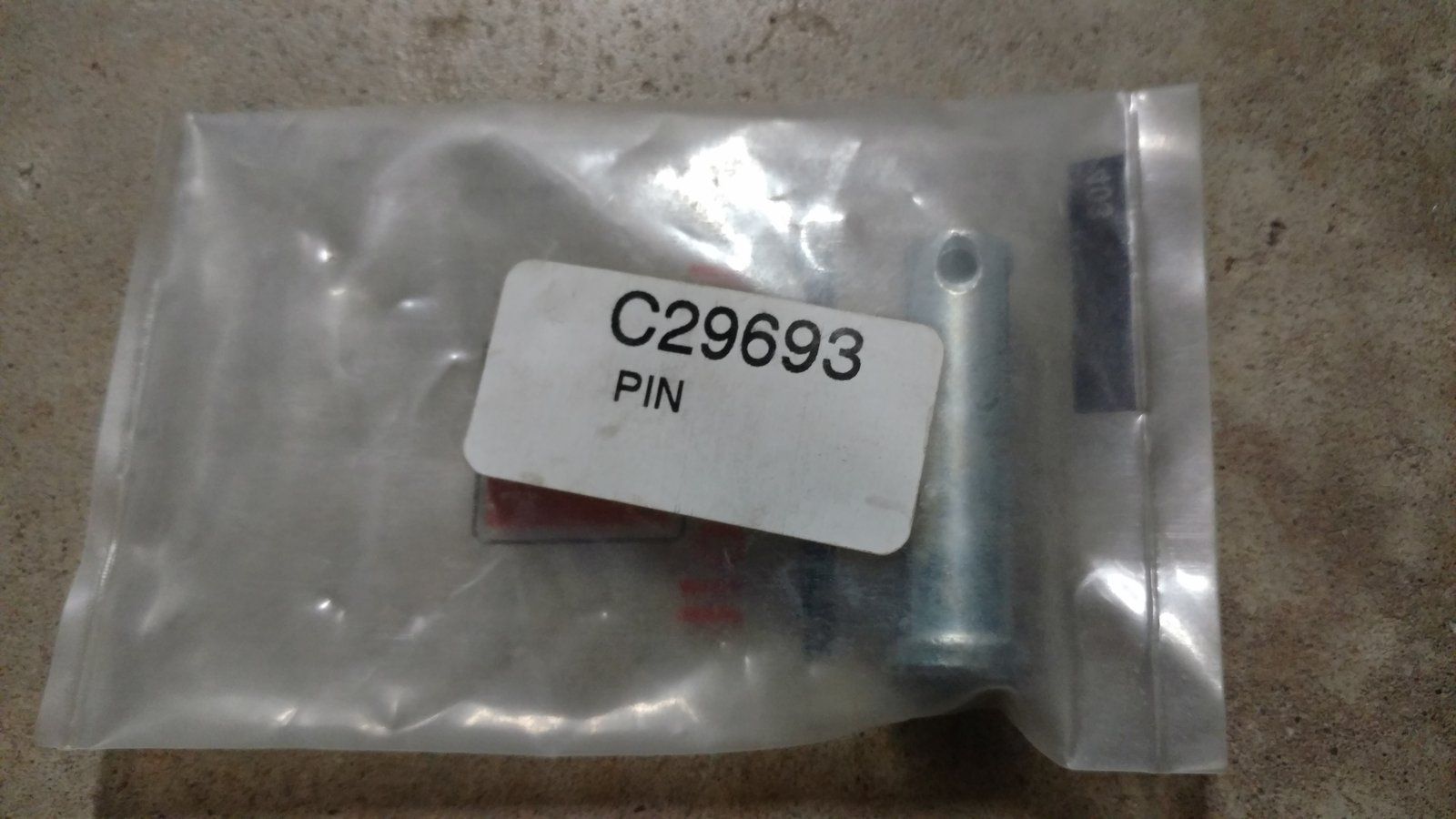 C29693 PIN - CLEVIS 1/2 X 1.75 ZP (A) - Ingersoll/Case Tractor Part