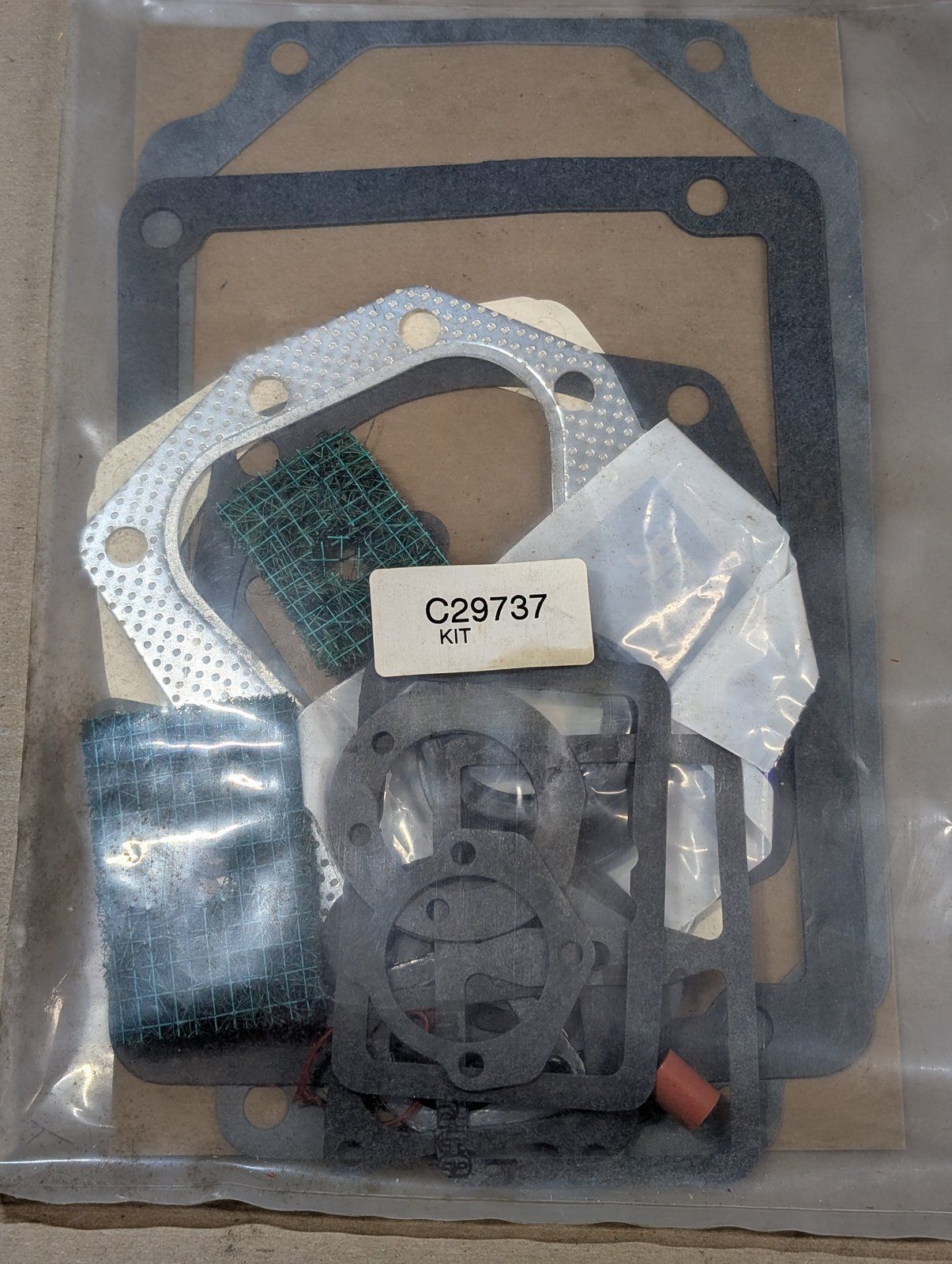 C29737 KIT - GASKET KOHLER 237727 C23858 C28678 C32891 4775508 235165 - Ingersoll/Case Tractor Part