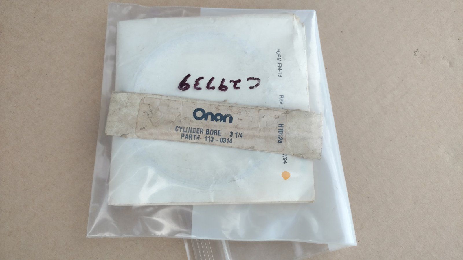 C29739 RINGS ONAN 113-0314 - Ingersoll/Case Tractor Part