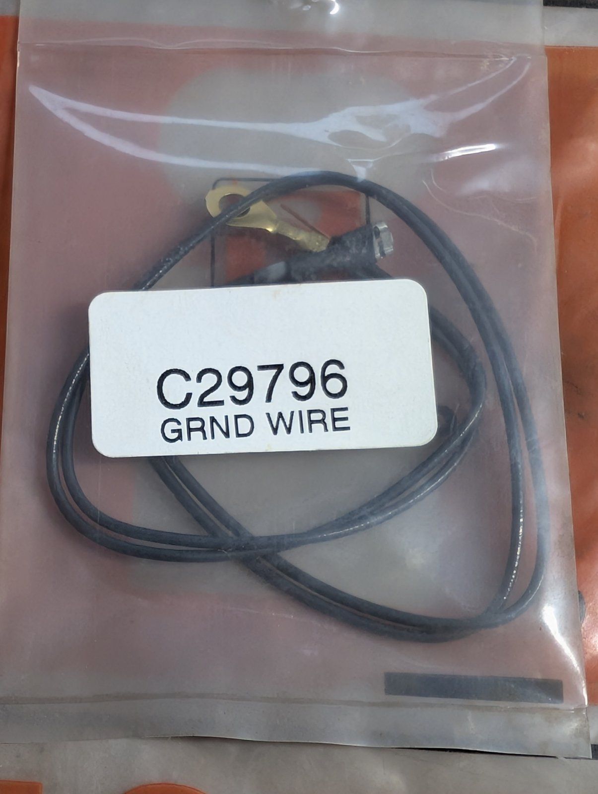 C29796 WIRE GROUND BRIGGS 398808 299500 C25756 - Ingersoll/Case Tractor Part