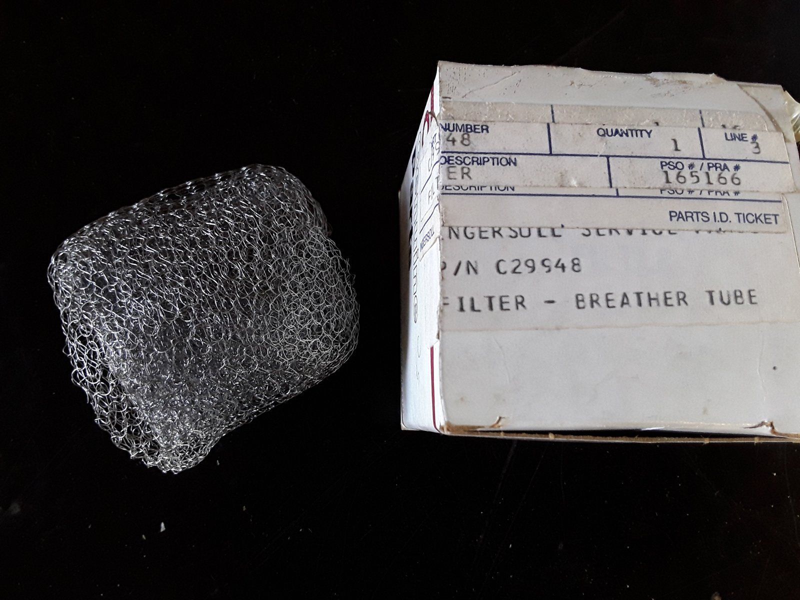 C29948 FILTER BREATHER - ONAN 123-1871 C20492 - Ingersoll/Case Tractor Part
