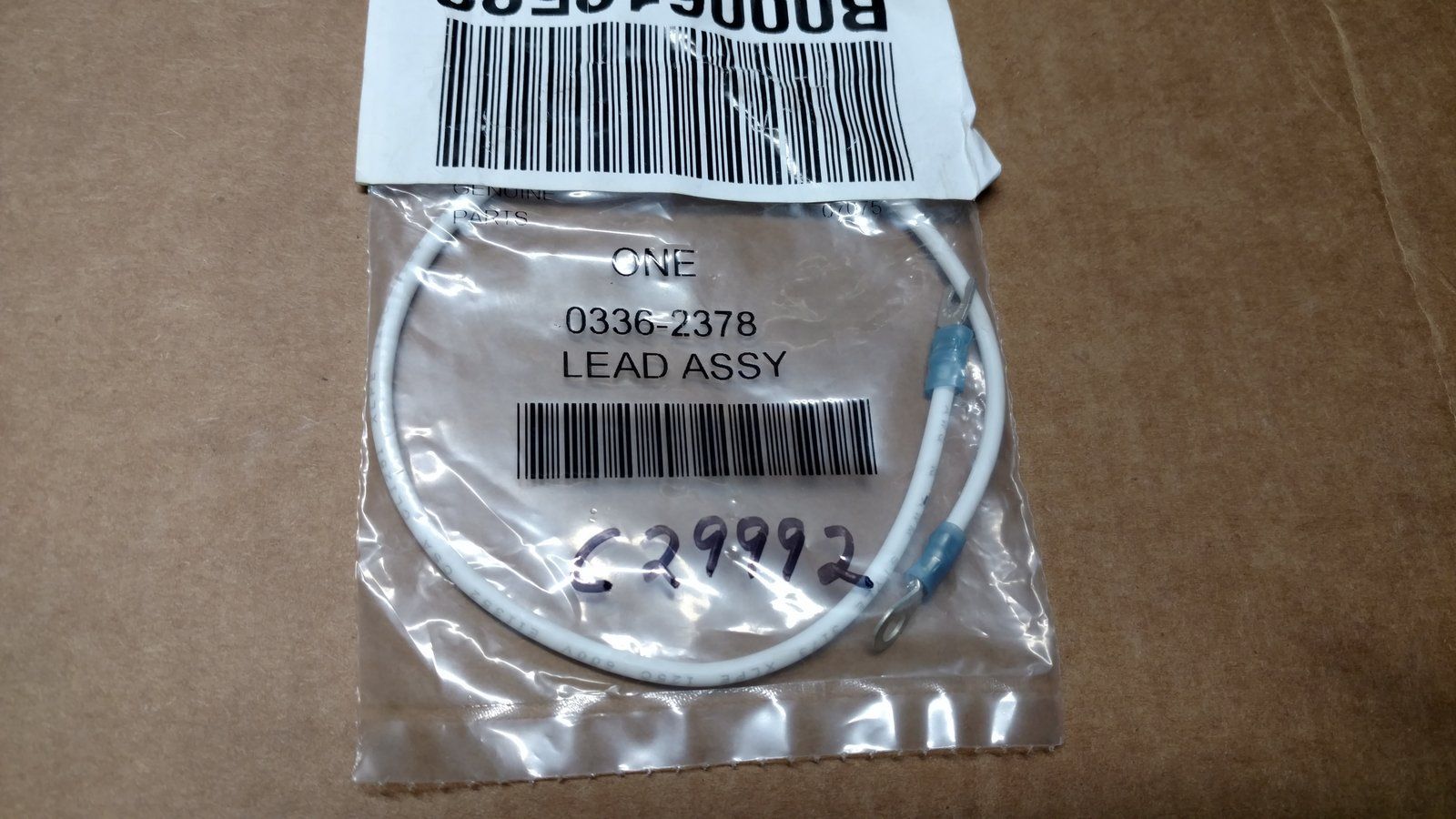 C29992 WIRE LEAD ONAN 336-2378 C20353 336-2132 - Ingersoll/Case Tractor Part