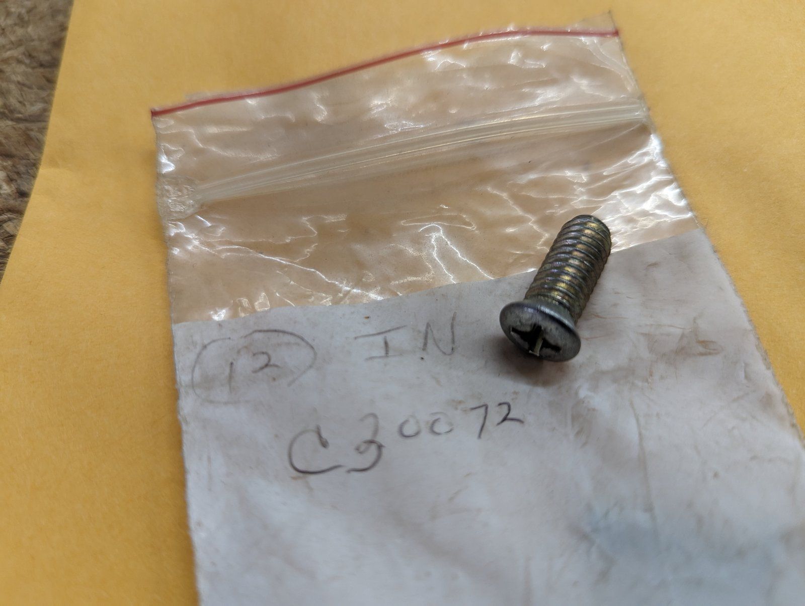 C30072 SCREW - Ingersoll/Case Tractor Part