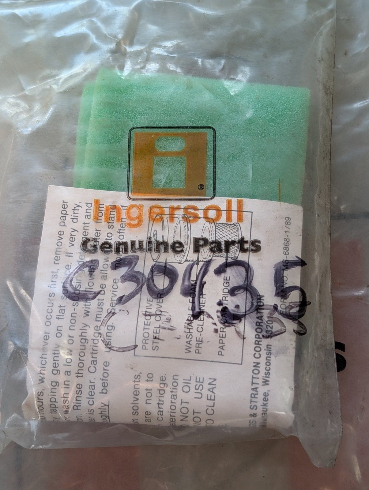 C30435 BRIGGS PRE FILTER 271962 - Ingersoll/Case Tractor Part
