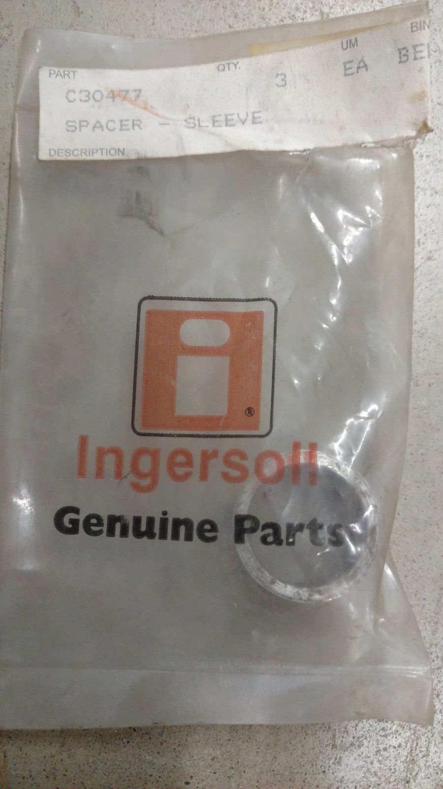 C30477 SPACER - SLEEVE (CI0019D109) - Ingersoll/Case Tractor Part