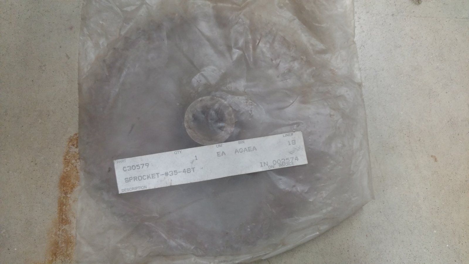 C30579 SPROCKET #35-48T - Ingersoll/Case Tractor Part