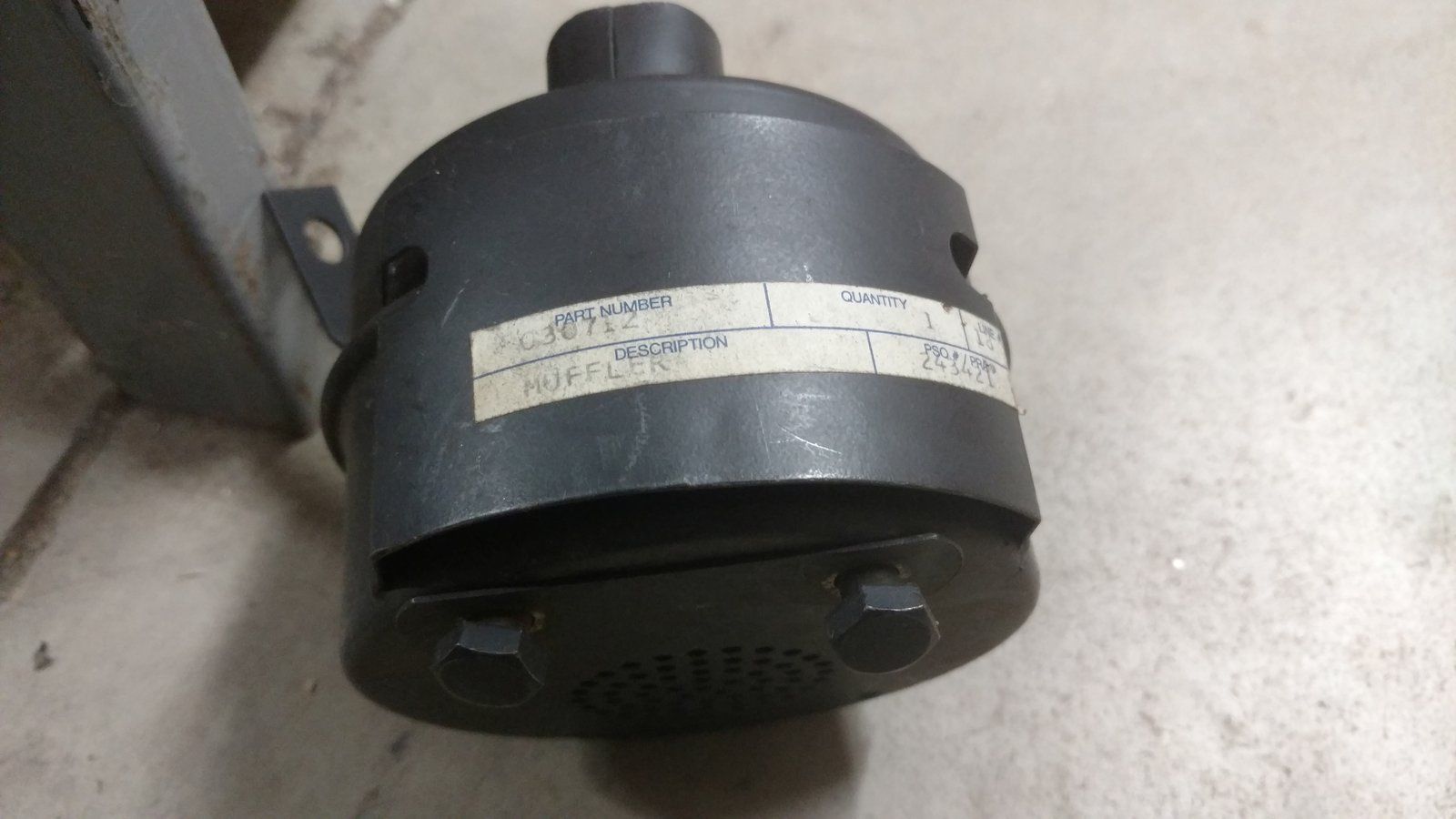 C30712 Muffler - SERVICE - Ingersoll/Case Tractor Part