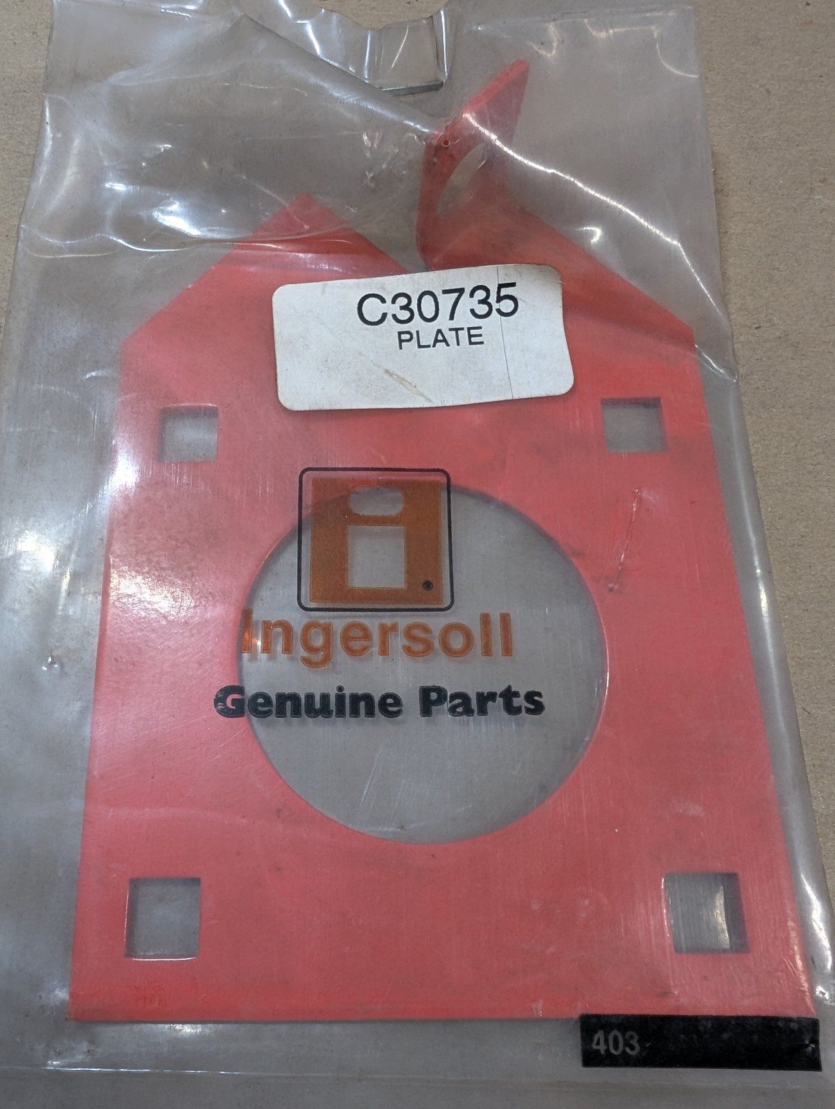 C30735 PLATE ADJUSTING - Ingersoll/Case Tractor Part