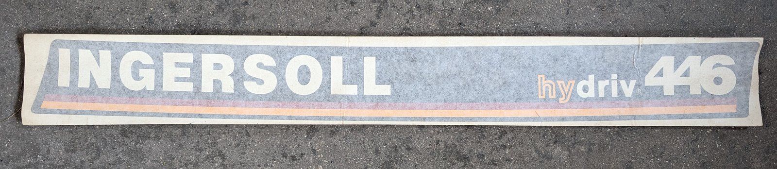 C30965 DECAL 446 INGERSOLL - Ingersoll/Case Tractor Part