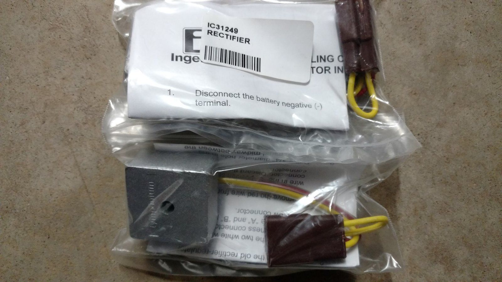 C31249 REGULATOR RECTIFIER C25485 C27509 C31130 - Ingersoll/Case Tractor Part