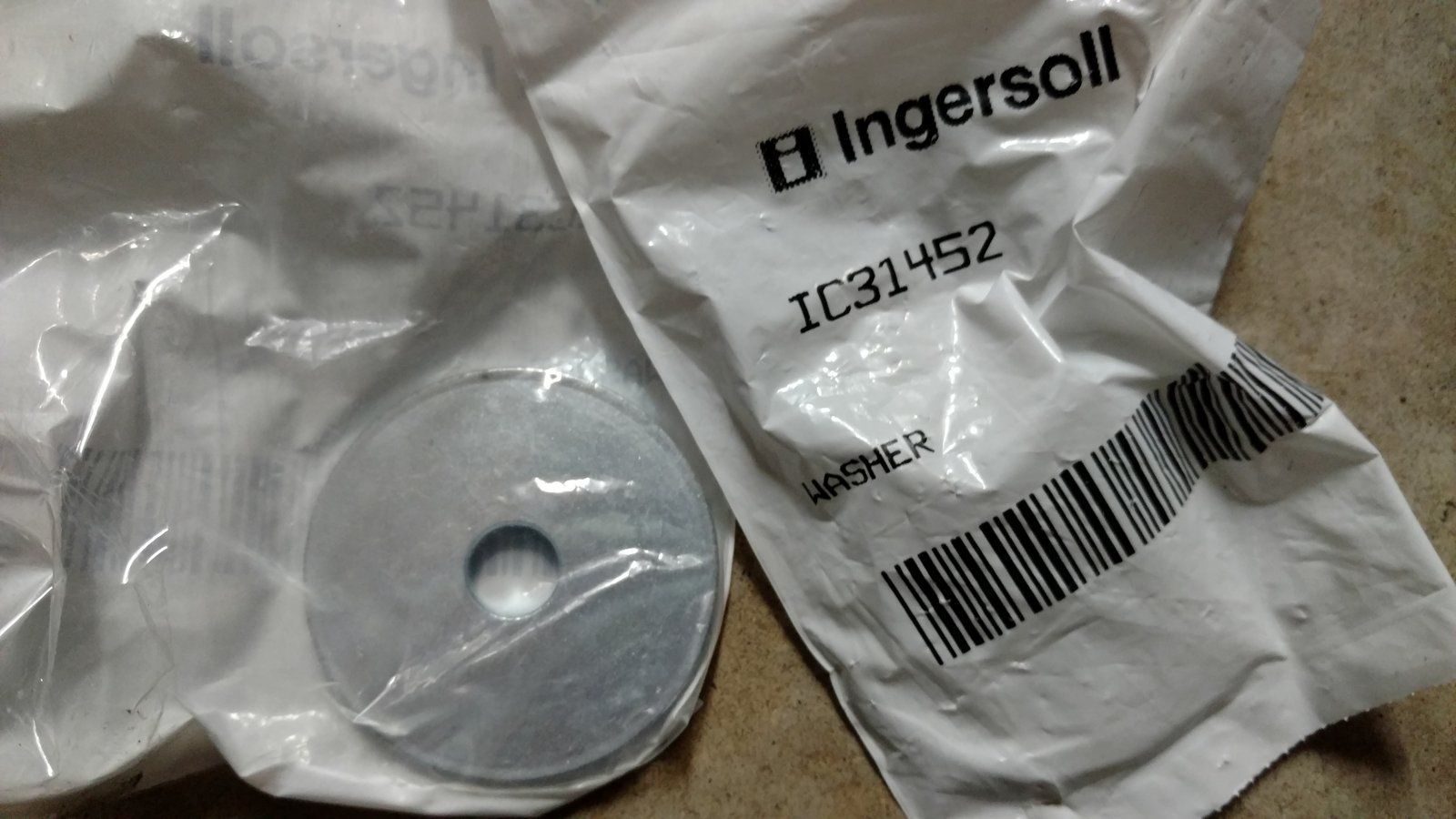 C31452 WASHER .438x2.0x.153/.213 HARD'D - Ingersoll/Case Tractor Part