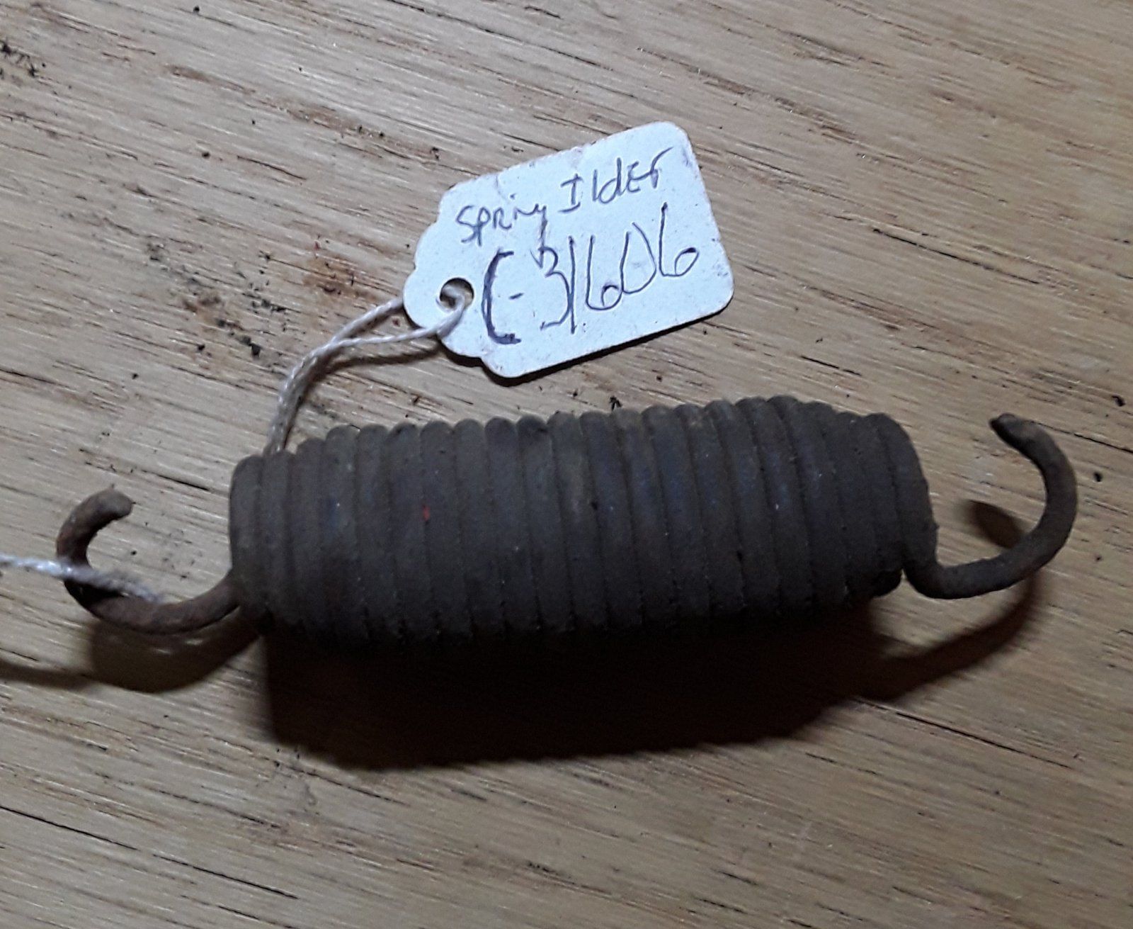 C31606 USED SPRING - DECK IDLER TENSION C14482 - Ingersoll/Case Tractor Part