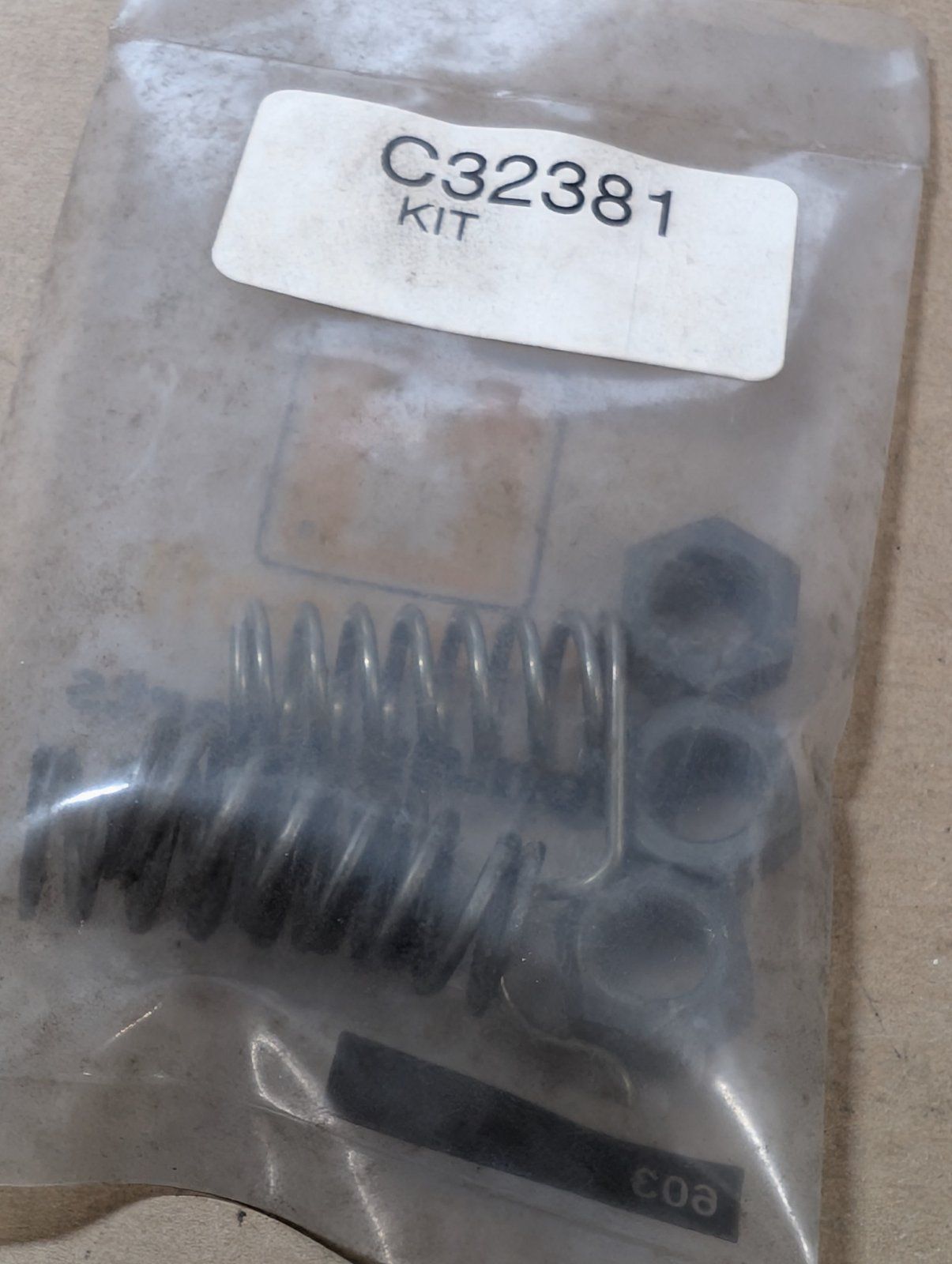 C32381 KIT SPRING AND NUT CLUTCH - Ingersoll/Case Tractor Part