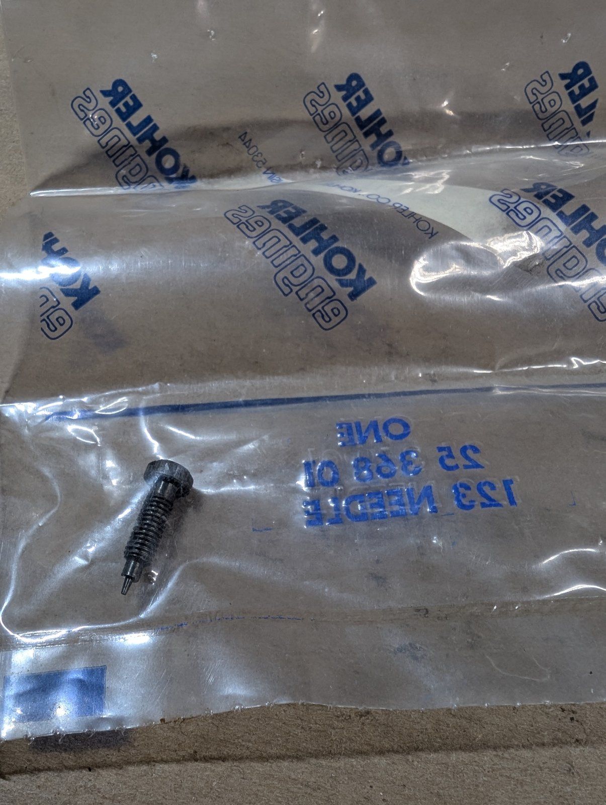 C32872 KOHLER 2536801 NEEDLE - Ingersoll/Case Tractor Part