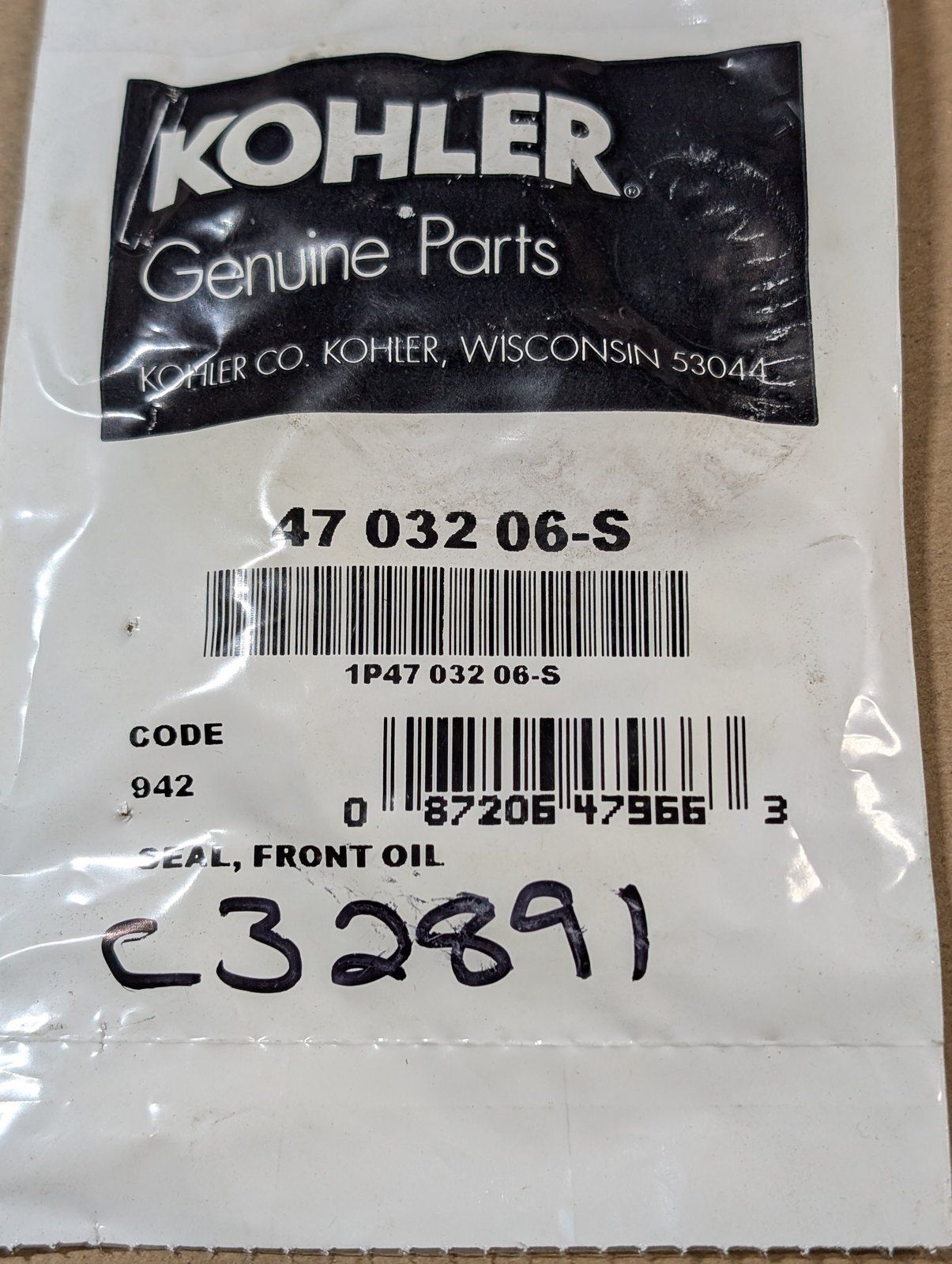 C32891 OIL SEAL C18097 4703206S - Ingersoll/Case Tractor Part