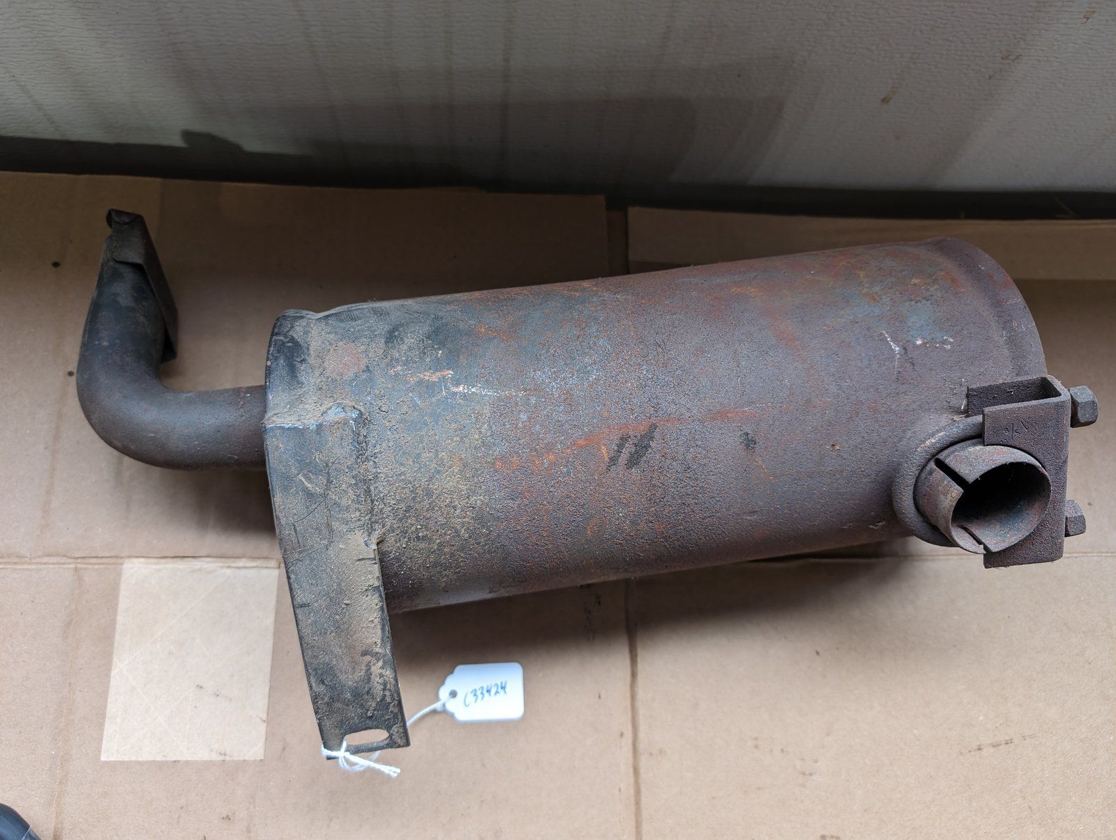 C33424 USED EXHAUST Muffler 4014 KOHLER MAGNUM - Ingersoll/Case Tractor Part