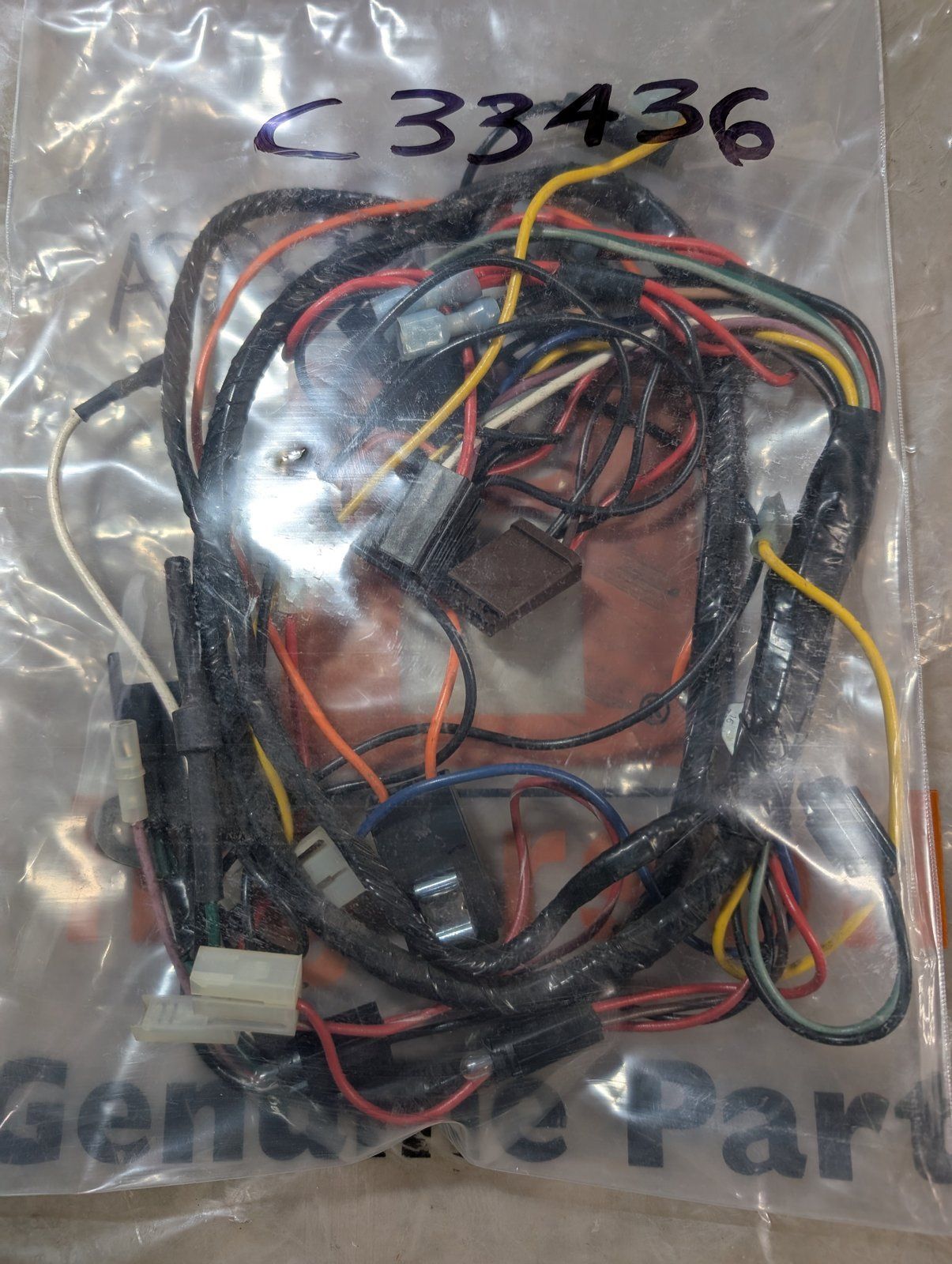 C33436 WIRE HARNESS-EARLY 3014 B&S - Ingersoll/Case Tractor Part