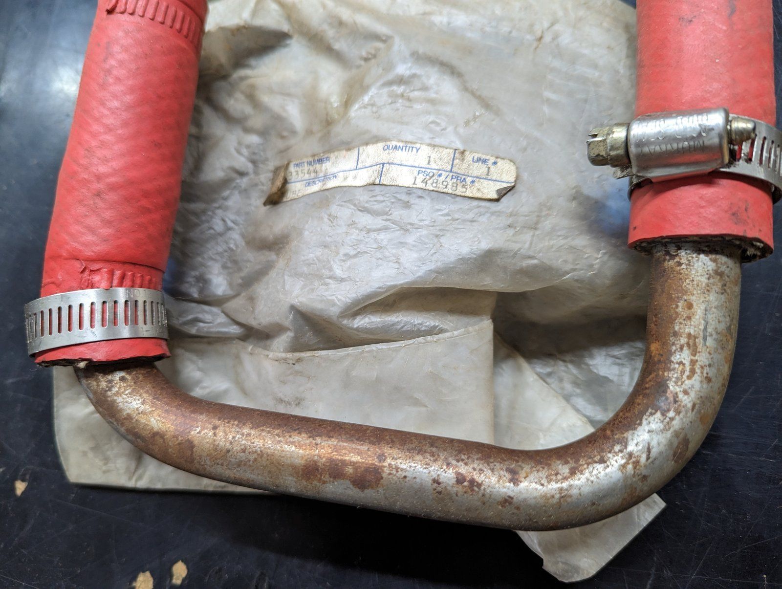 C33544 USED TUBE - FILTER TO TANK - Ingersoll/Case Tractor Part