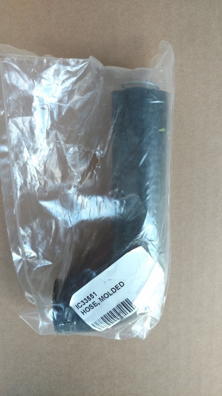 C33551 HOSE - PUMP INLET 1" id J-Shape - Ingersoll/Case Tractor Part