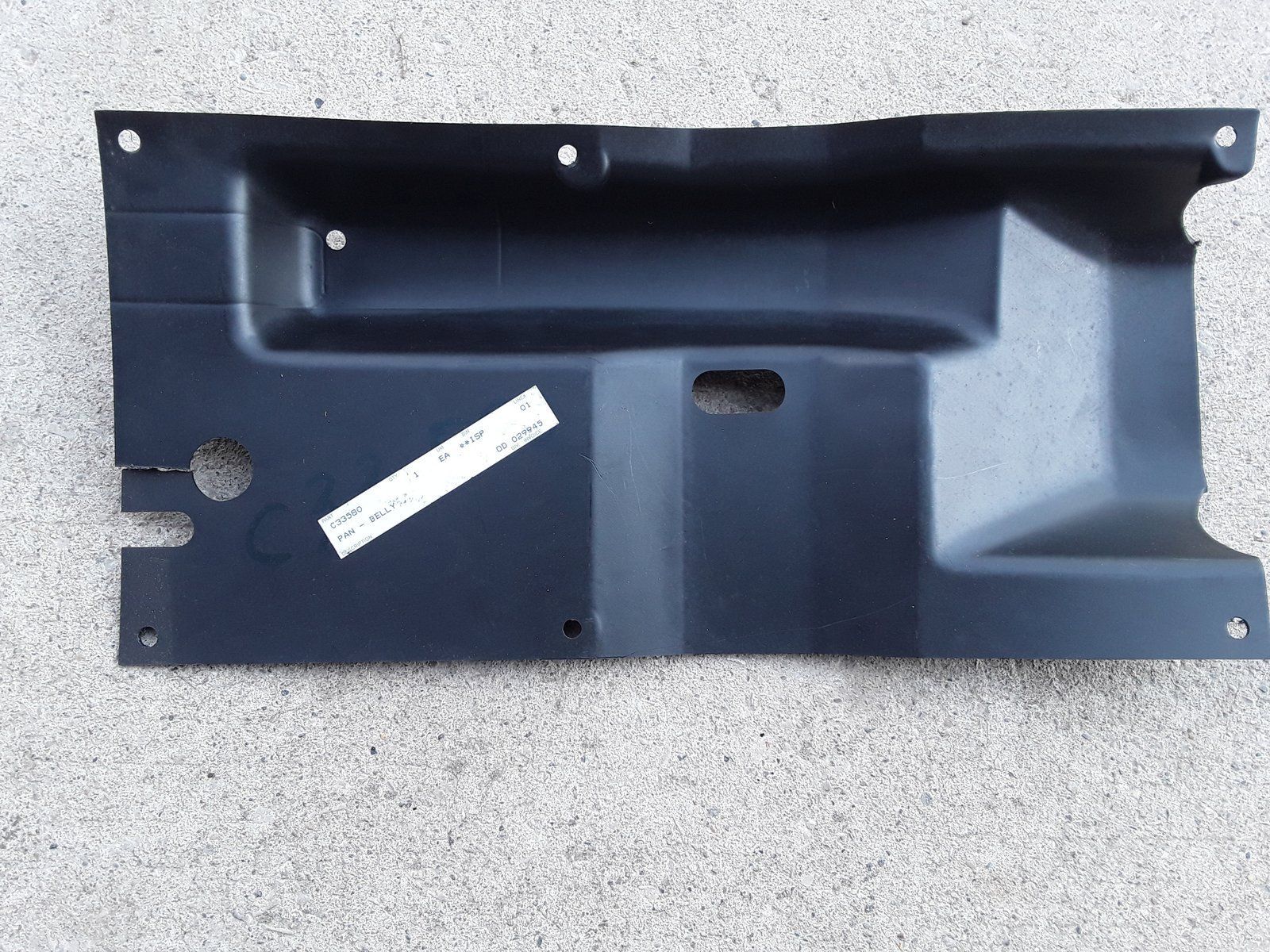 C33580 BELLY PAN FOR POWER STEERING MODELS C48737 - Ingersoll/Case Tractor Part