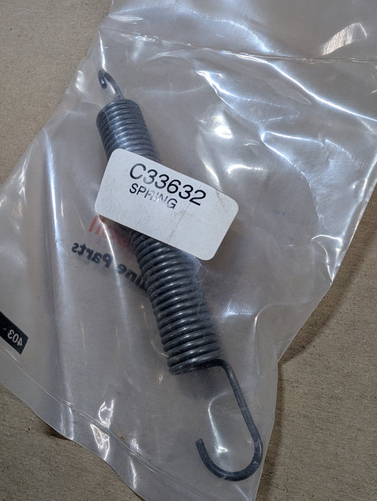 C33632 SPRING - EXTENSION 6.0 X .75 OD - Ingersoll/Case Tractor Part