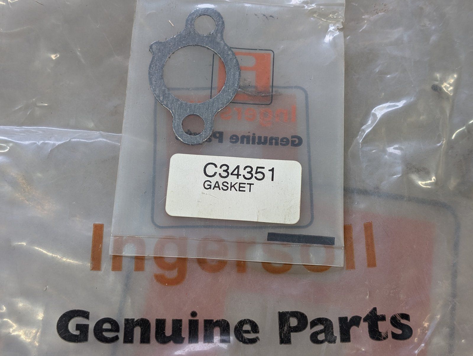 C34351 GASKET EXHAUST B/S 805024 - Ingersoll/Case Tractor Part