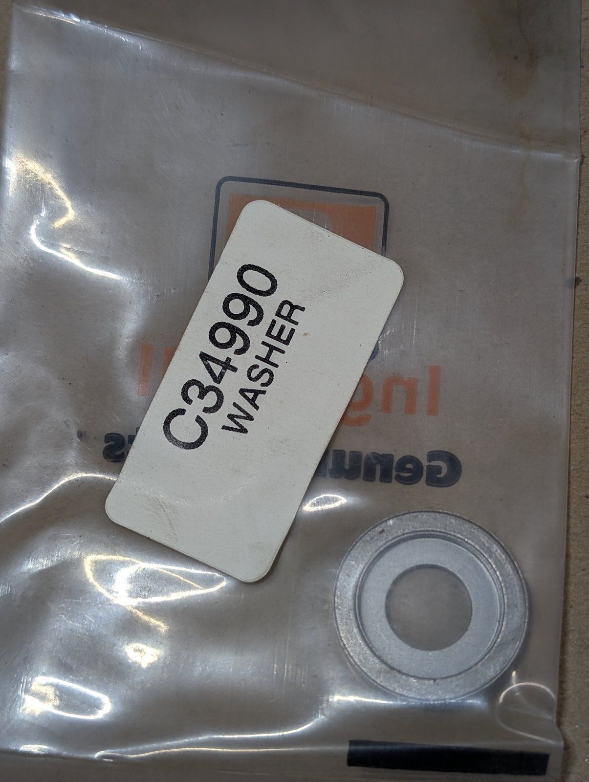 C34990 WASHER NOMA 56365 - Ingersoll/Case Tractor Part
