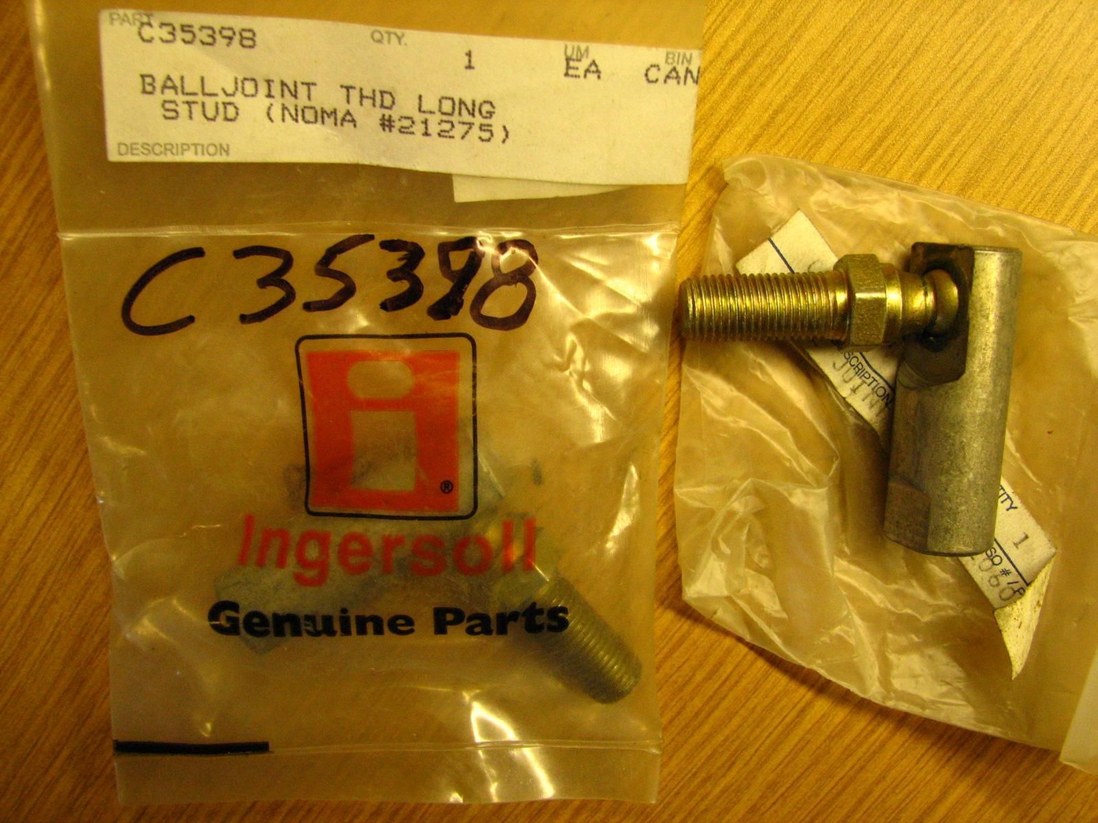 C35398 BALL JOINT THD LONG STUD 1112 (NOMA #21275) C35183 - Ingersoll/Case Tractor Part