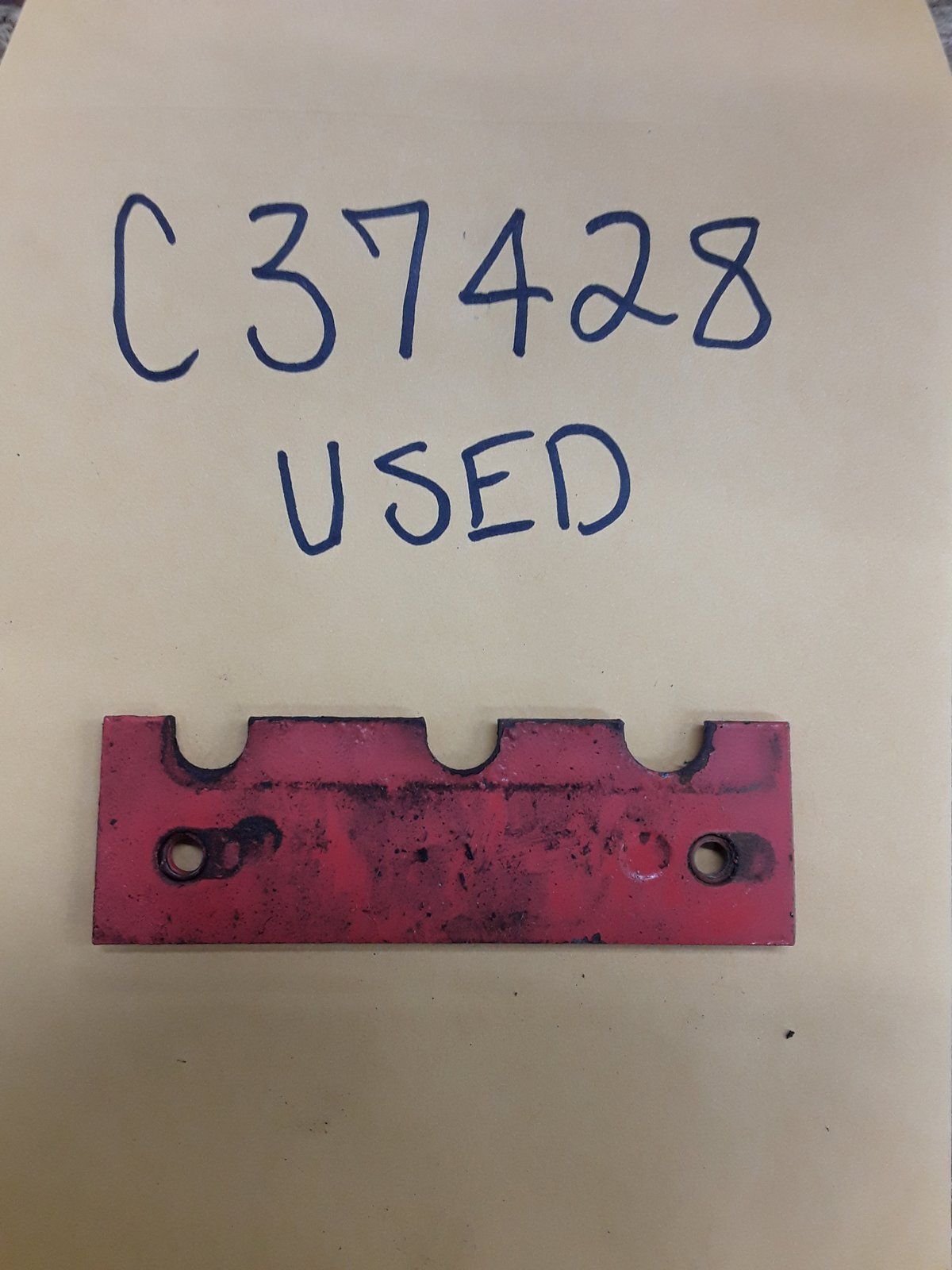 C37428 USED PLATE - SHIFT PATTERN - Ingersoll/Case Tractor Part