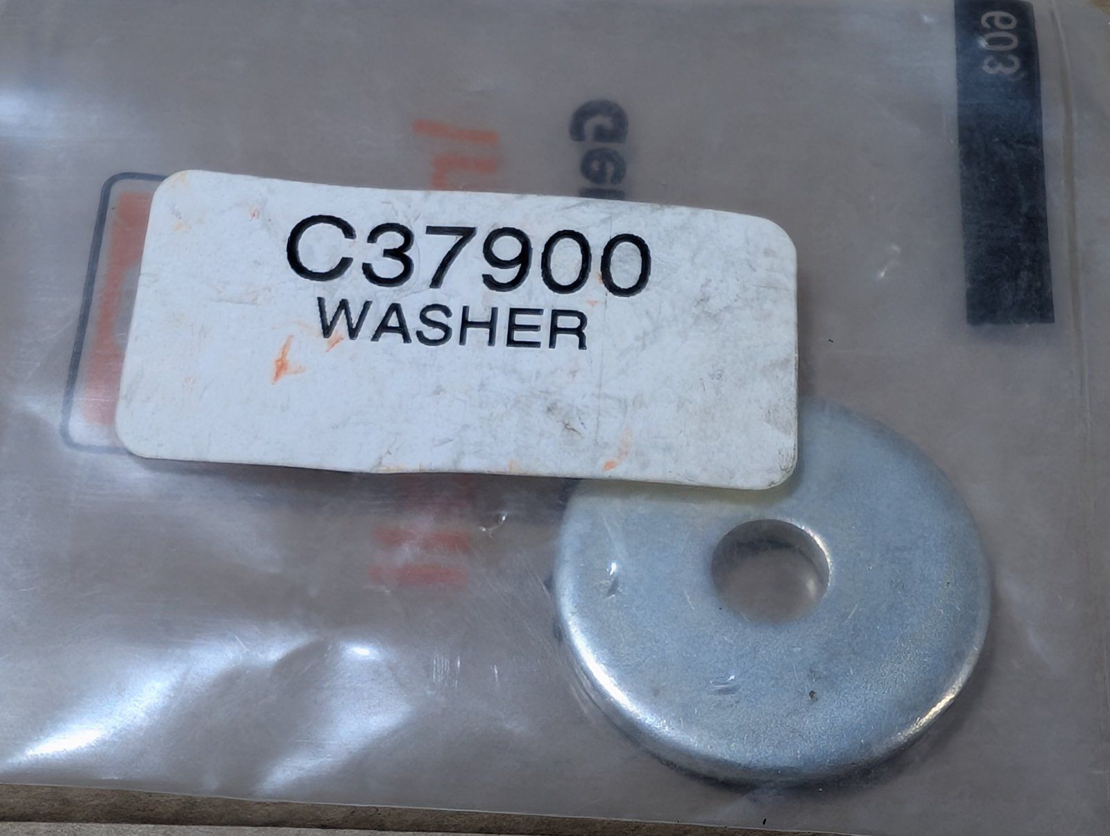 C37900 ( replaces G3000017 ) WASHER .332 X 1.245 X.135 - Ingersoll/Case Tractor Part