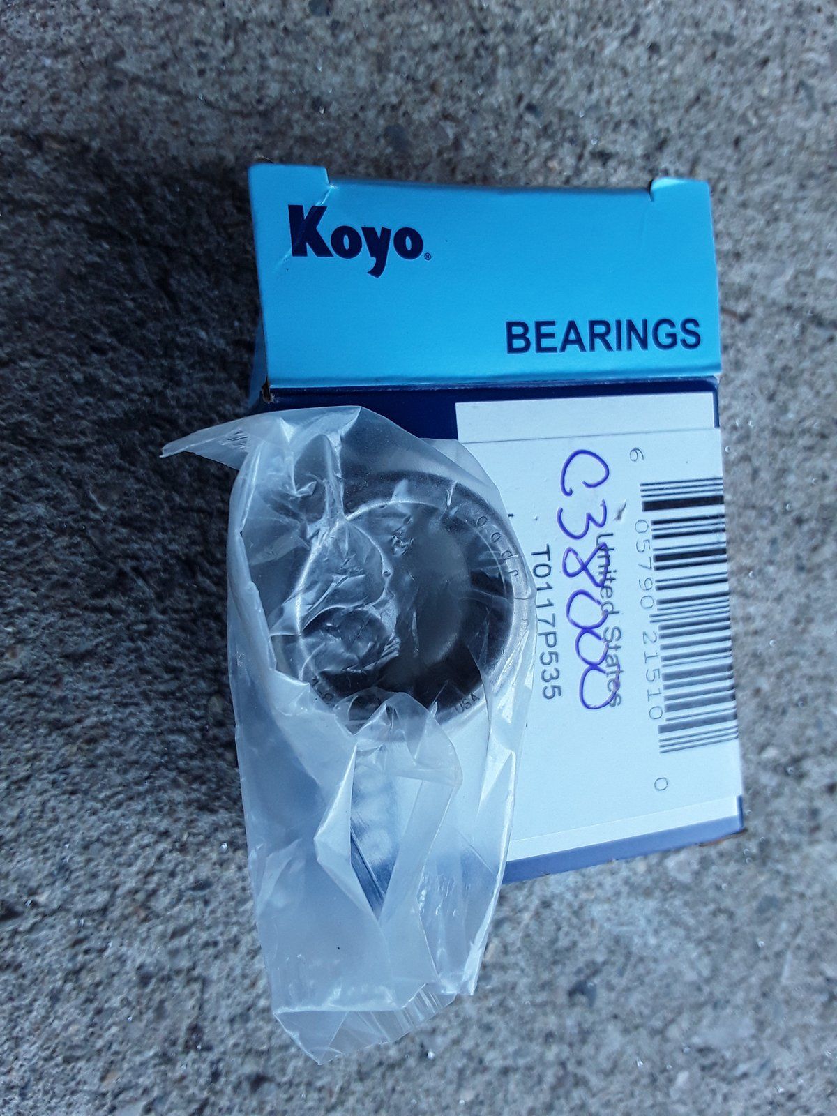 C38000 ( replaces G9003500 ) BEARING - NEEDLE ROLLER .75 IDx1 GRAZER 900-3500 SHORT - Ingersoll/Case Tractor Part