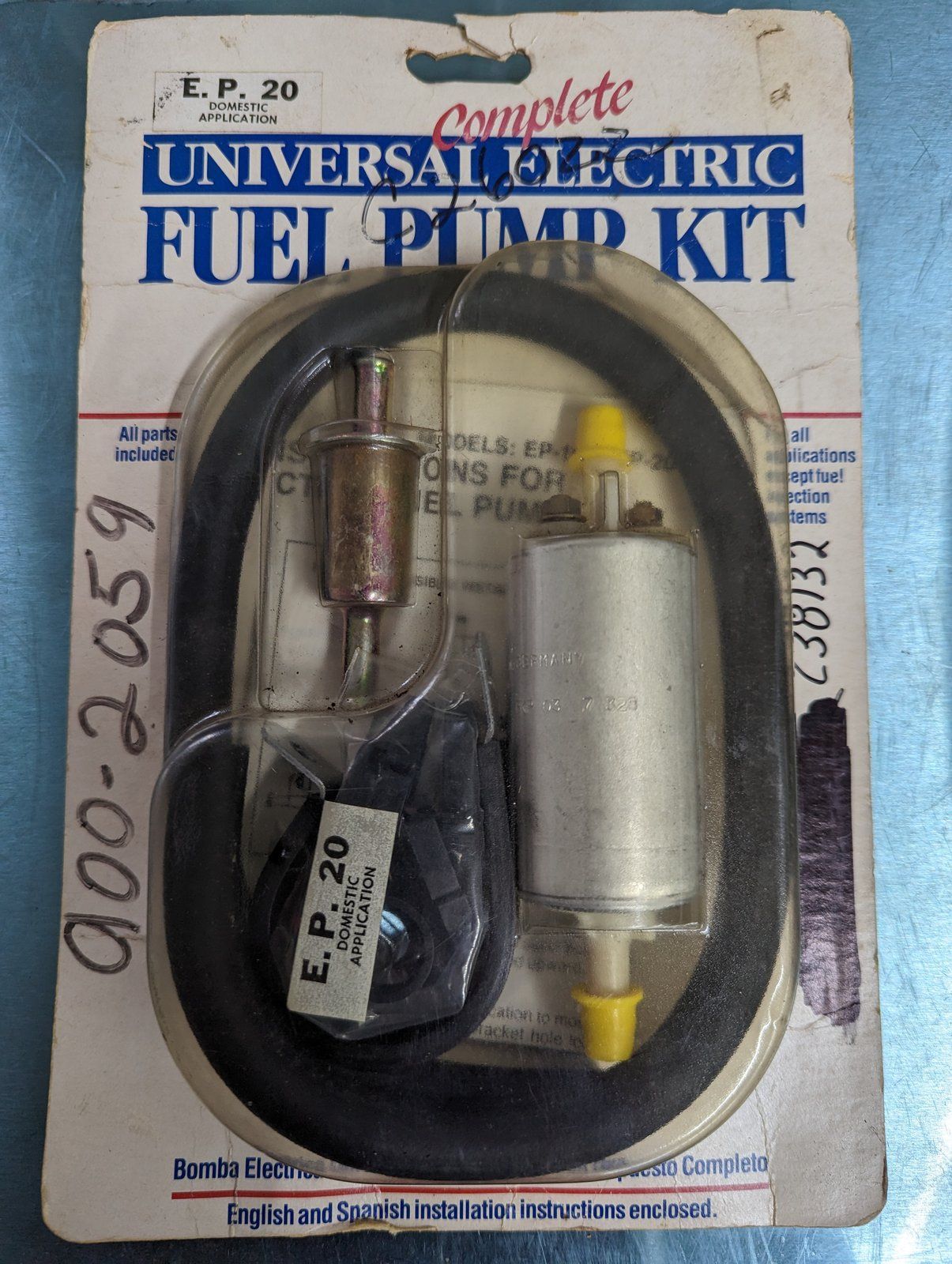 C38132 ( replaces G9002059 ) ELECTRIC FUEL PUMP 900-2059 - Ingersoll/Case Tractor Part