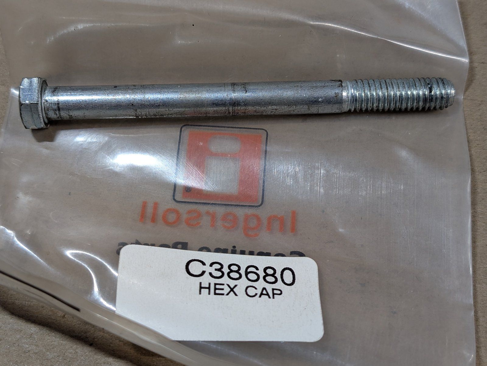C38680 BOLT 3/8-16 X 4-1/2 HX HD GR5 - Ingersoll/Case Tractor Part