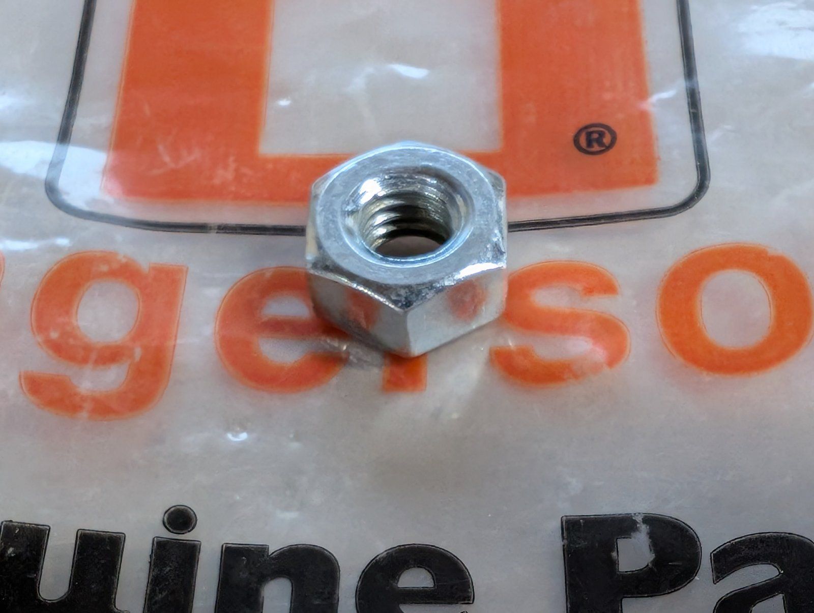 C41039 BARREL NUT 3/8-16 HEAVY HEX ZP - Ingersoll/Case Tractor Part