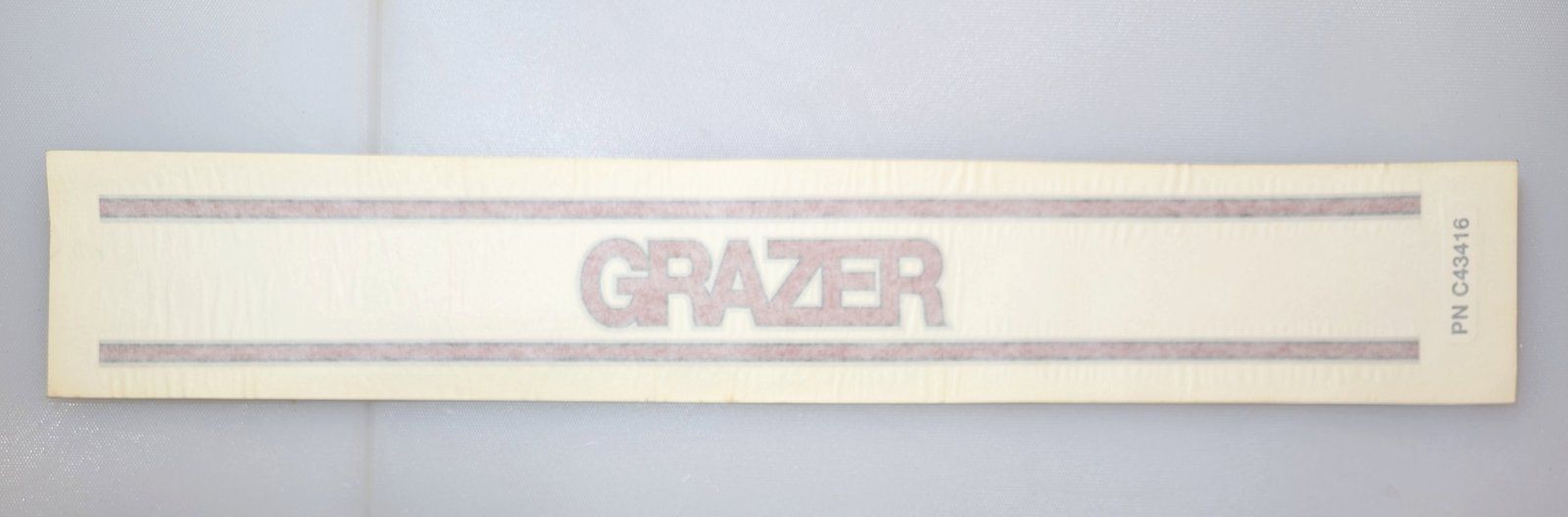 C43416 DECAL TAIL SIDE GRAZER - Ingersoll/Case Tractor Part
