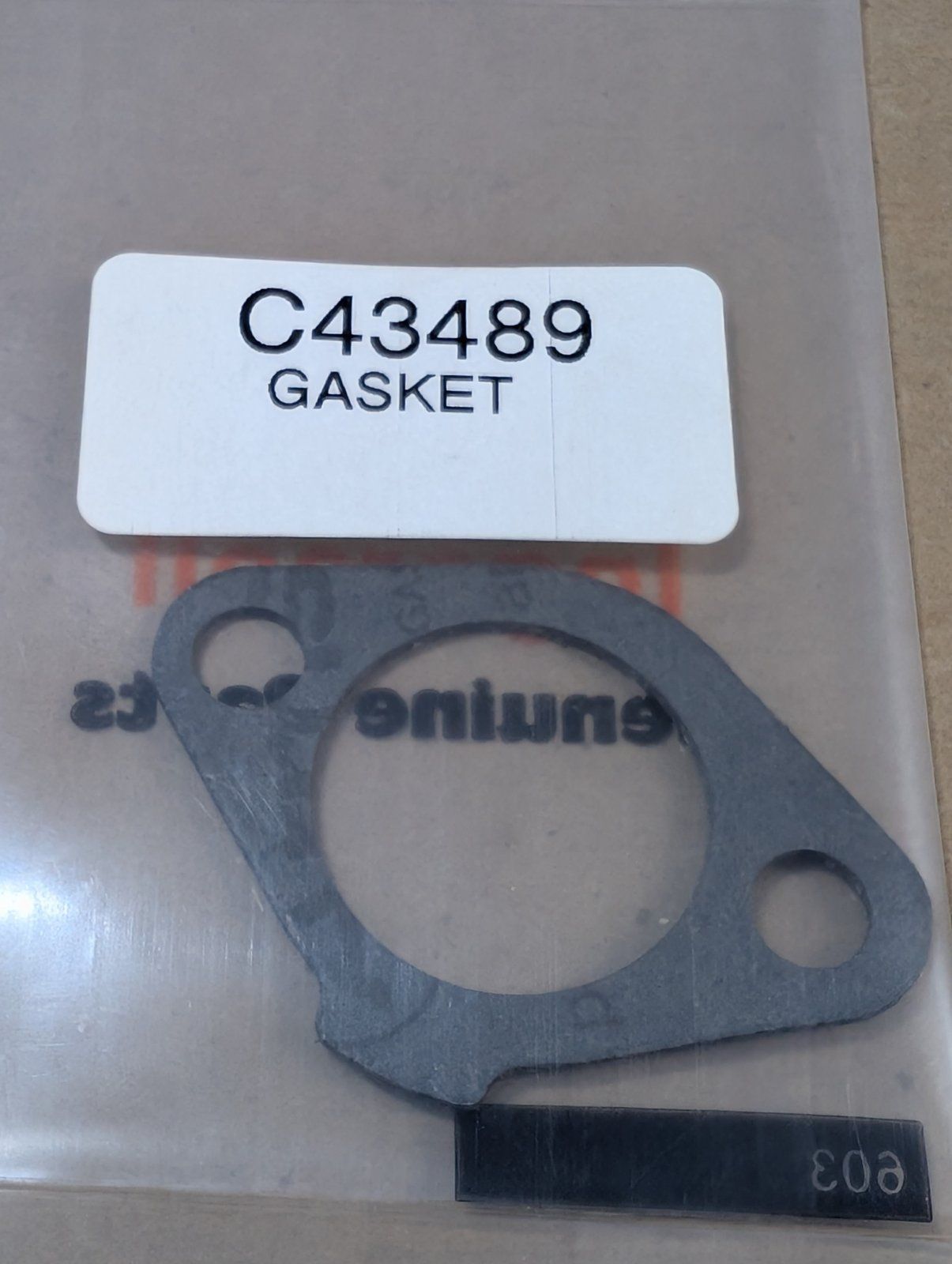 C43489 GASKET INTAKE MANIFOLD KOHLER 5204109 - Ingersoll/Case Tractor Part