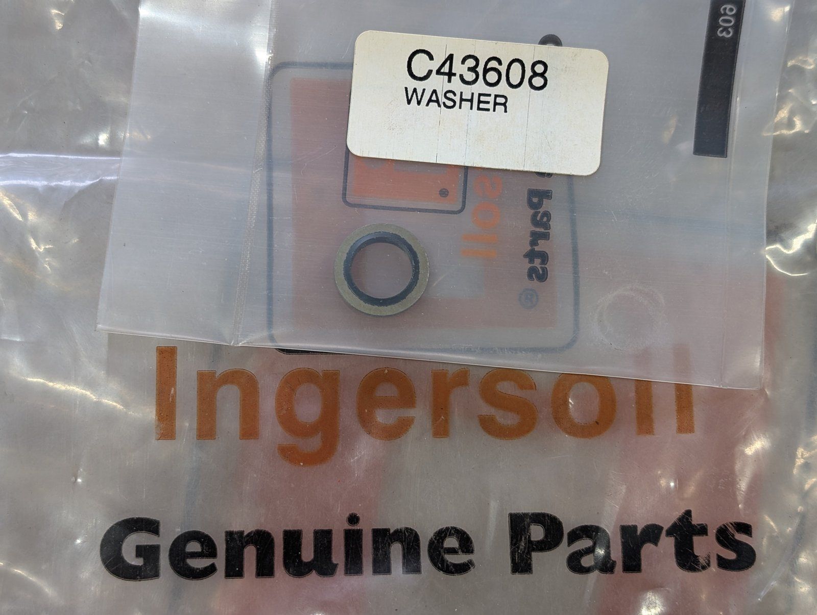 C43608 ( replaces G9021034 ) WASHER SEAL OIL DRAIN PERKINS 025100012 - Ingersoll/Case Tractor Part