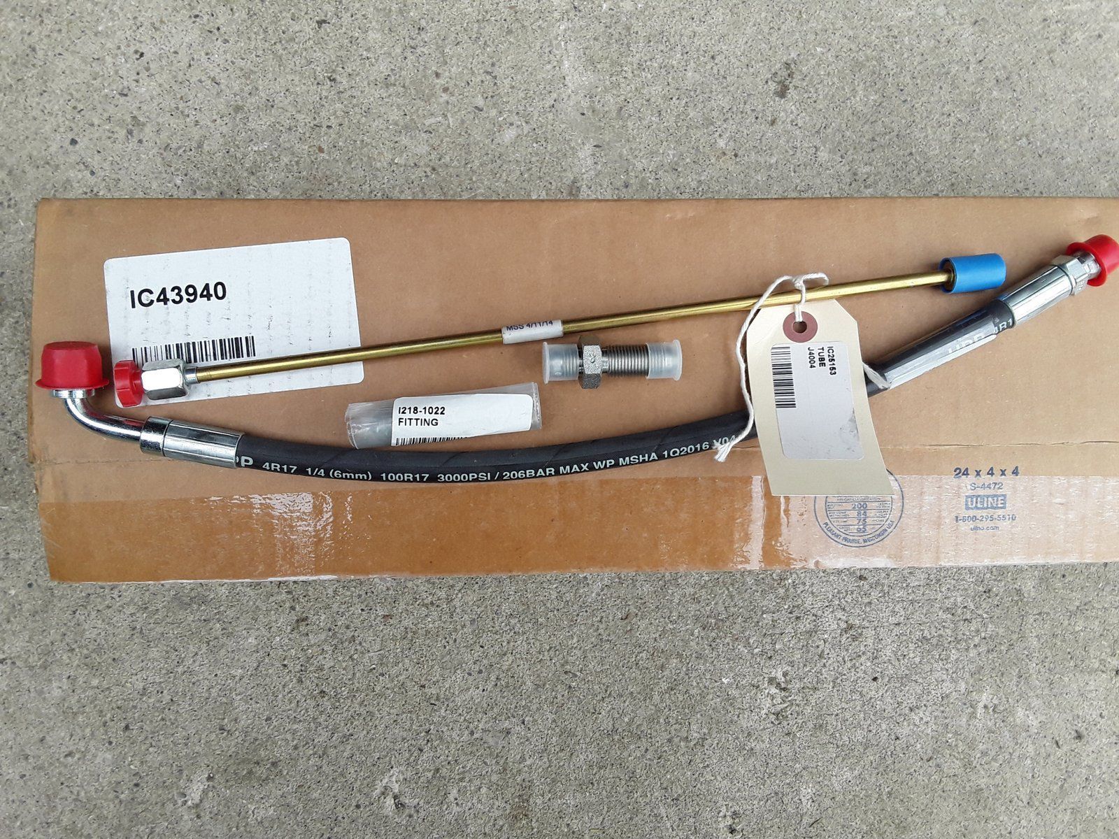 C43940 KIT - C18166 & C18157 REPLACEMENT HOSES - Ingersoll/Case Tractor Part
