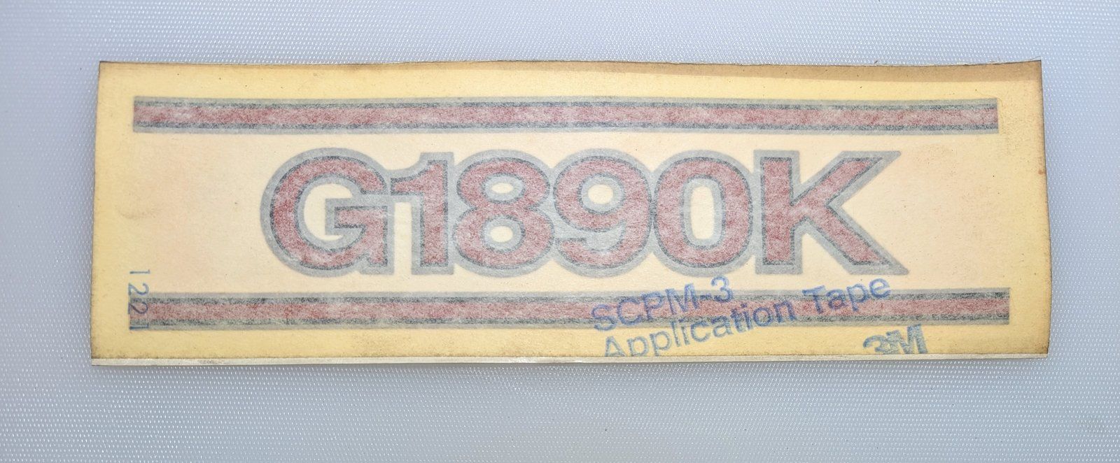 C44064 DECAL G1890K BODY SIDE L.H. - Ingersoll/Case Tractor Part