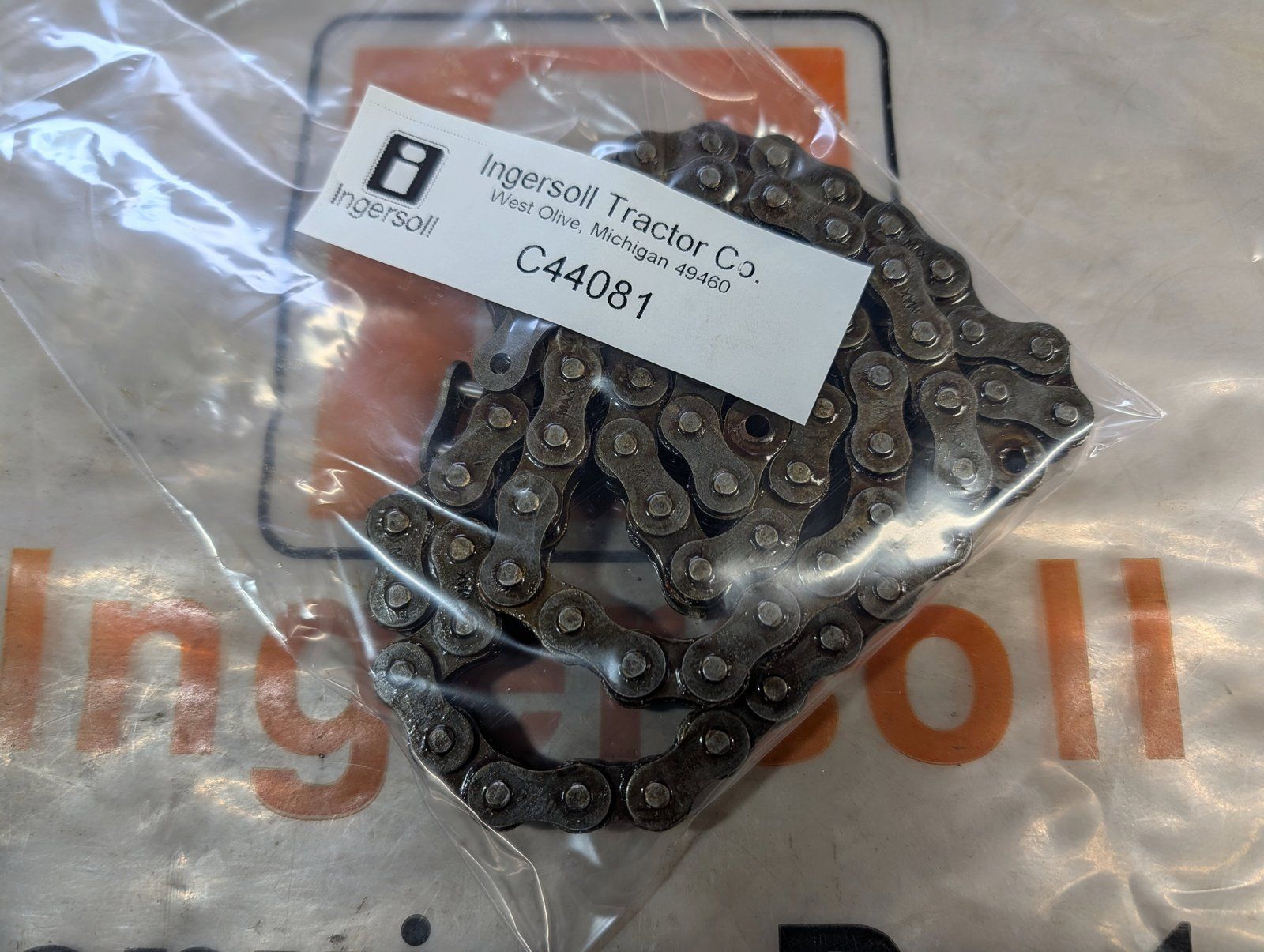 C44081 CHAIN - NO. 40 FINAL DRIVE - Ingersoll/Case Tractor Part