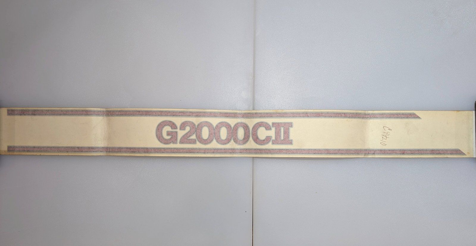 C44210 DECAL RH FRONT SIDE G2000CII GRAZER - Ingersoll/Case Tractor Part