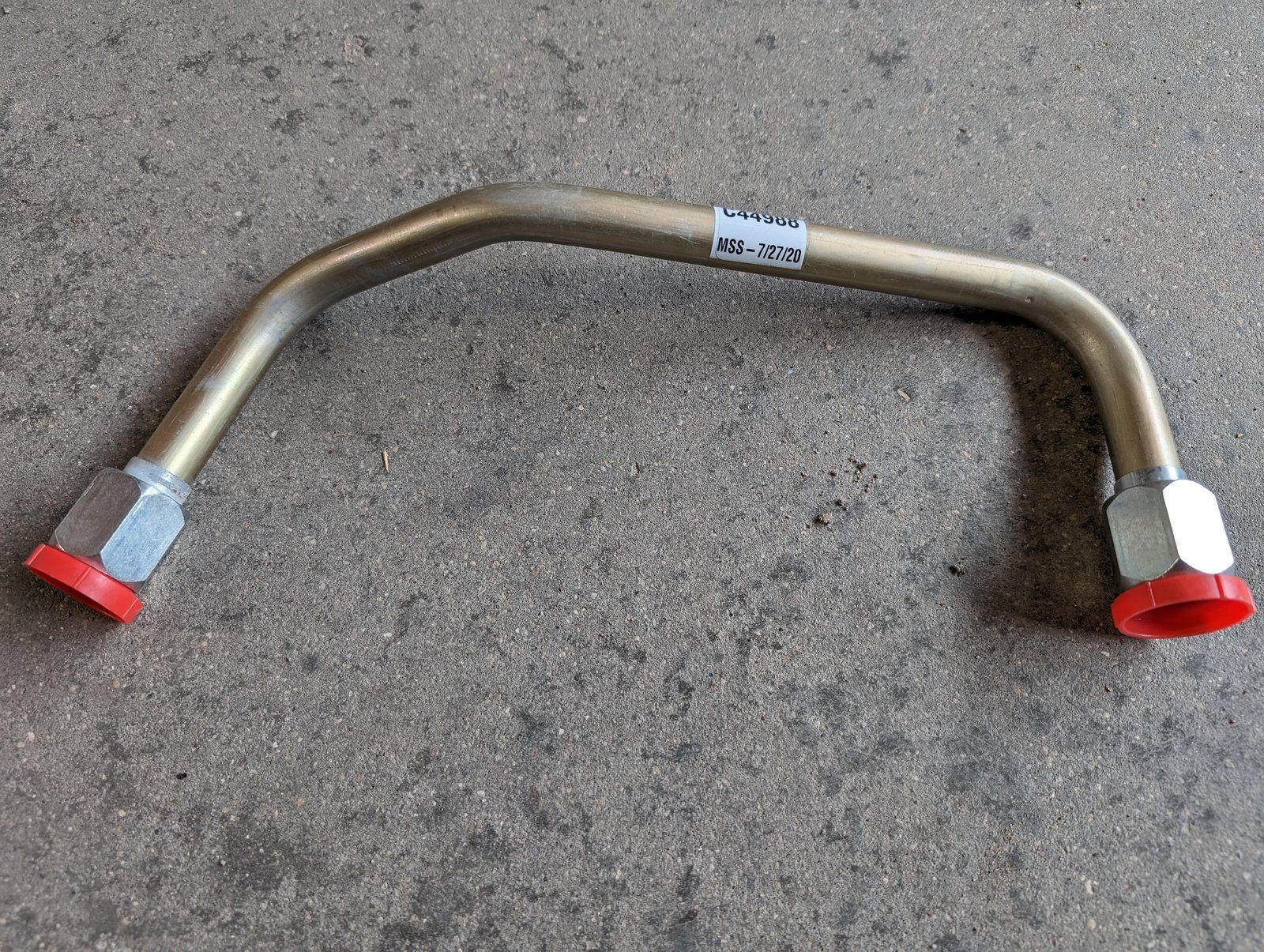 C44988 TUBE - FLOW VALVE TO PTO VALVE - Ingersoll/Case Tractor Part